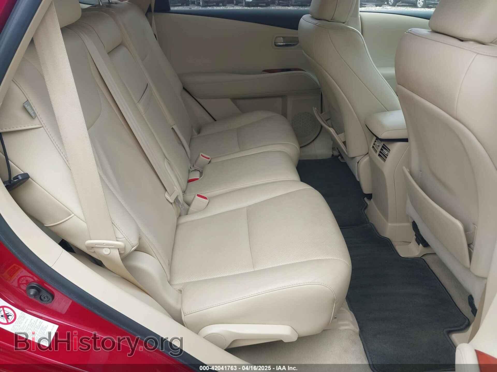 2010 LEXUS RX 350 - VIN: 2T2BK1BA7AC054929 - Фото 8