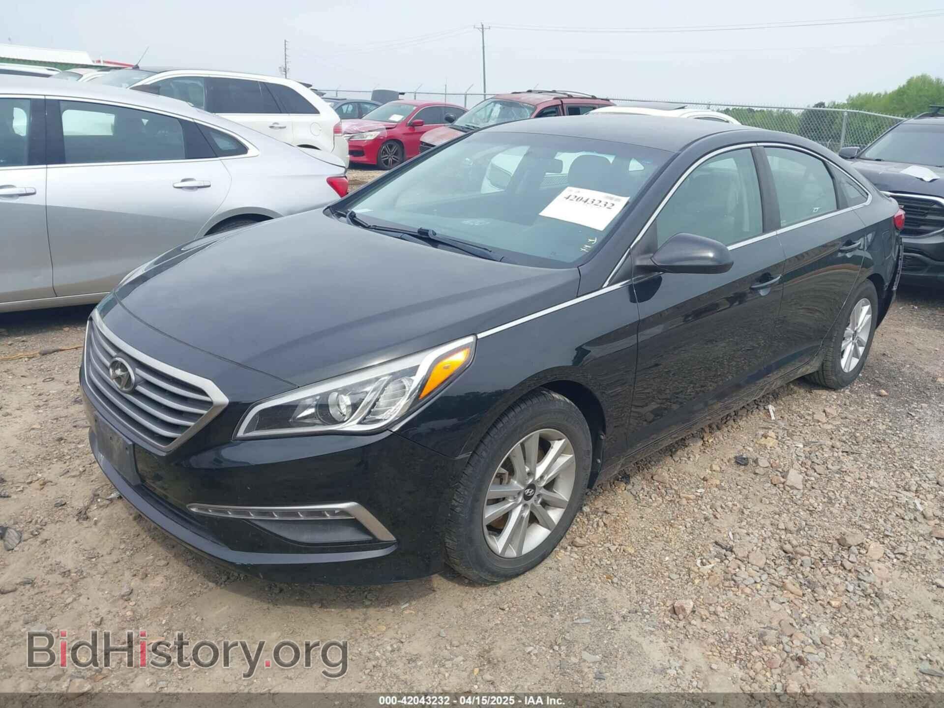 2015 HYUNDAI SONATA - VIN: 5NPE24AF1FH123473 - Фото 2