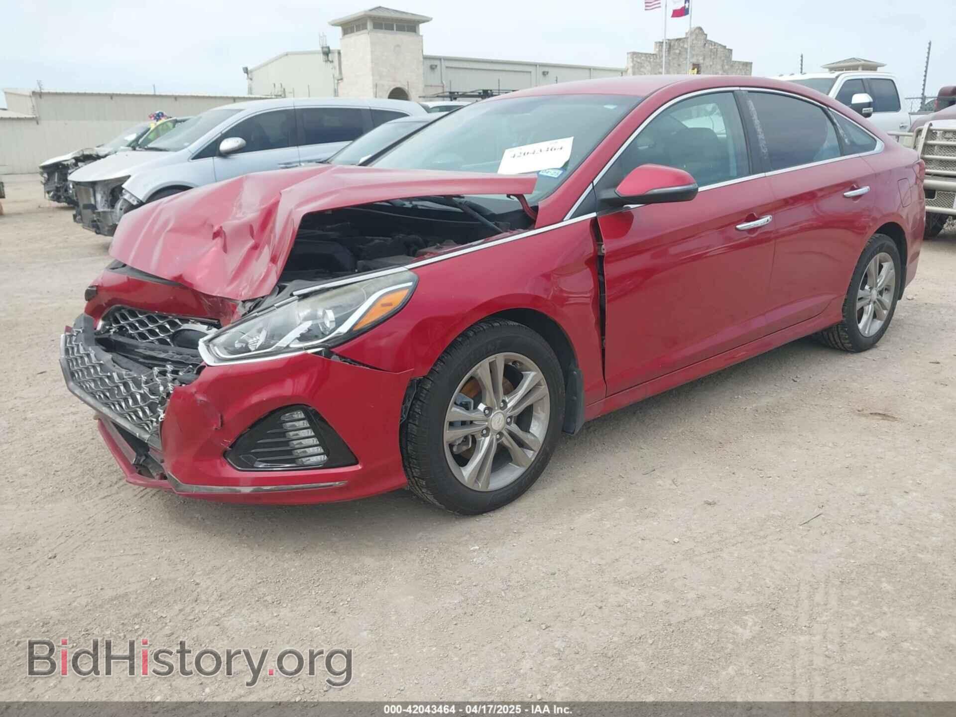 2019 HYUNDAI SONATA - VIN: 5NPE34AF0KH766176 - Фото 2