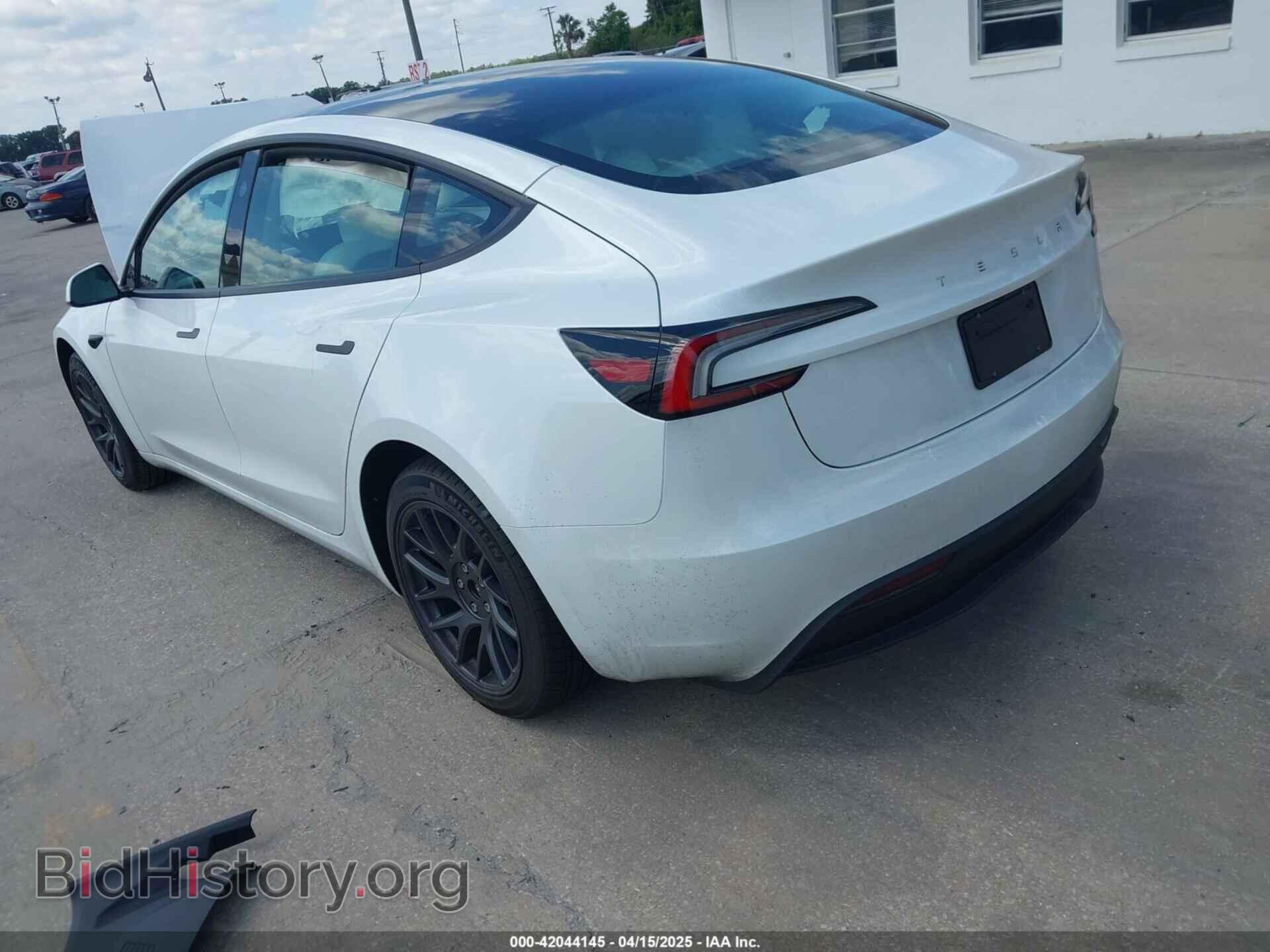 2025 TESLA MODEL 3 - VIN: 5YJ3E1EA7SF978831 - Фото 3