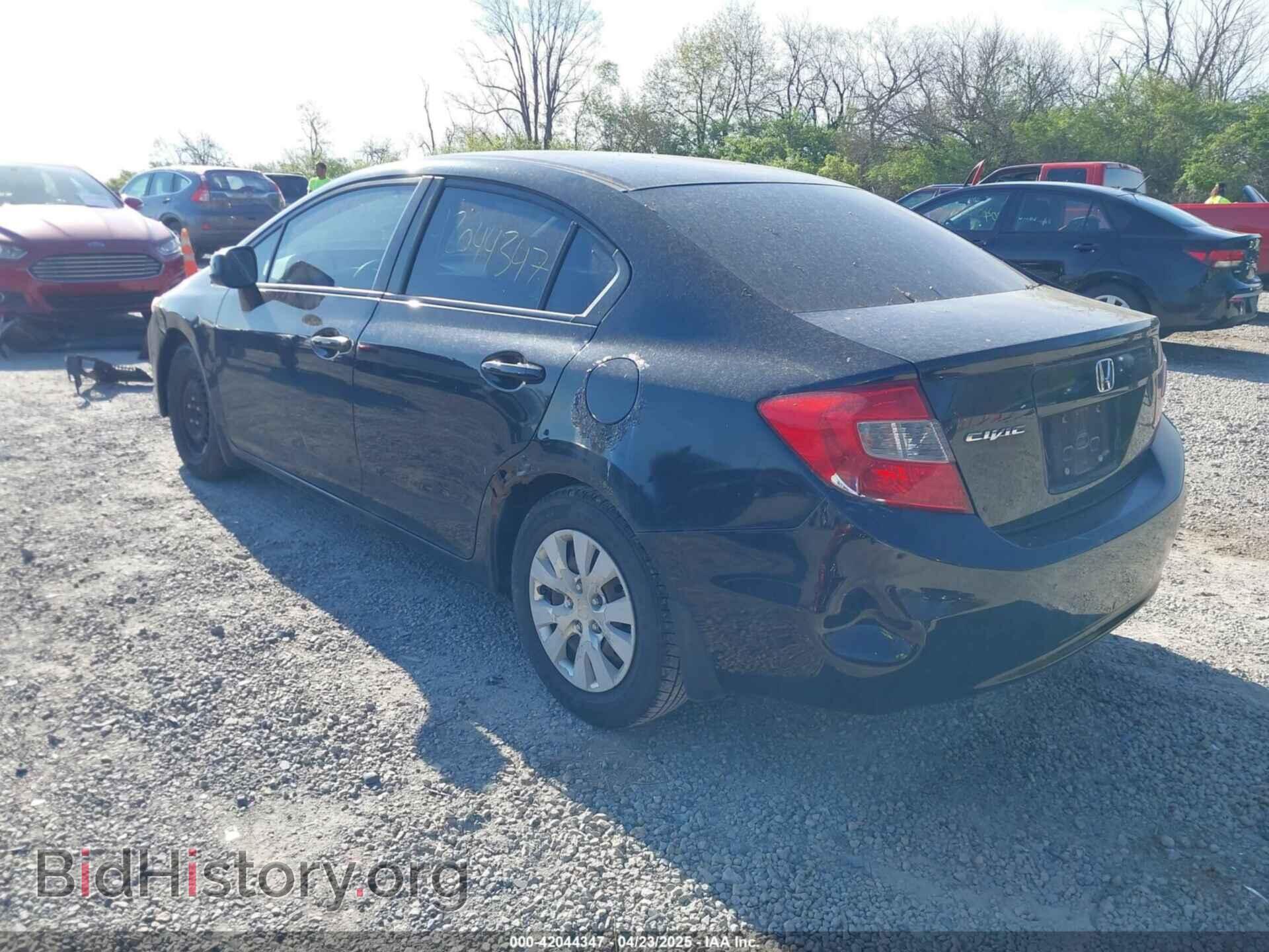 2012 HONDA CIVIC - VIN: 19XFB2F56CE037357 - Фото 3