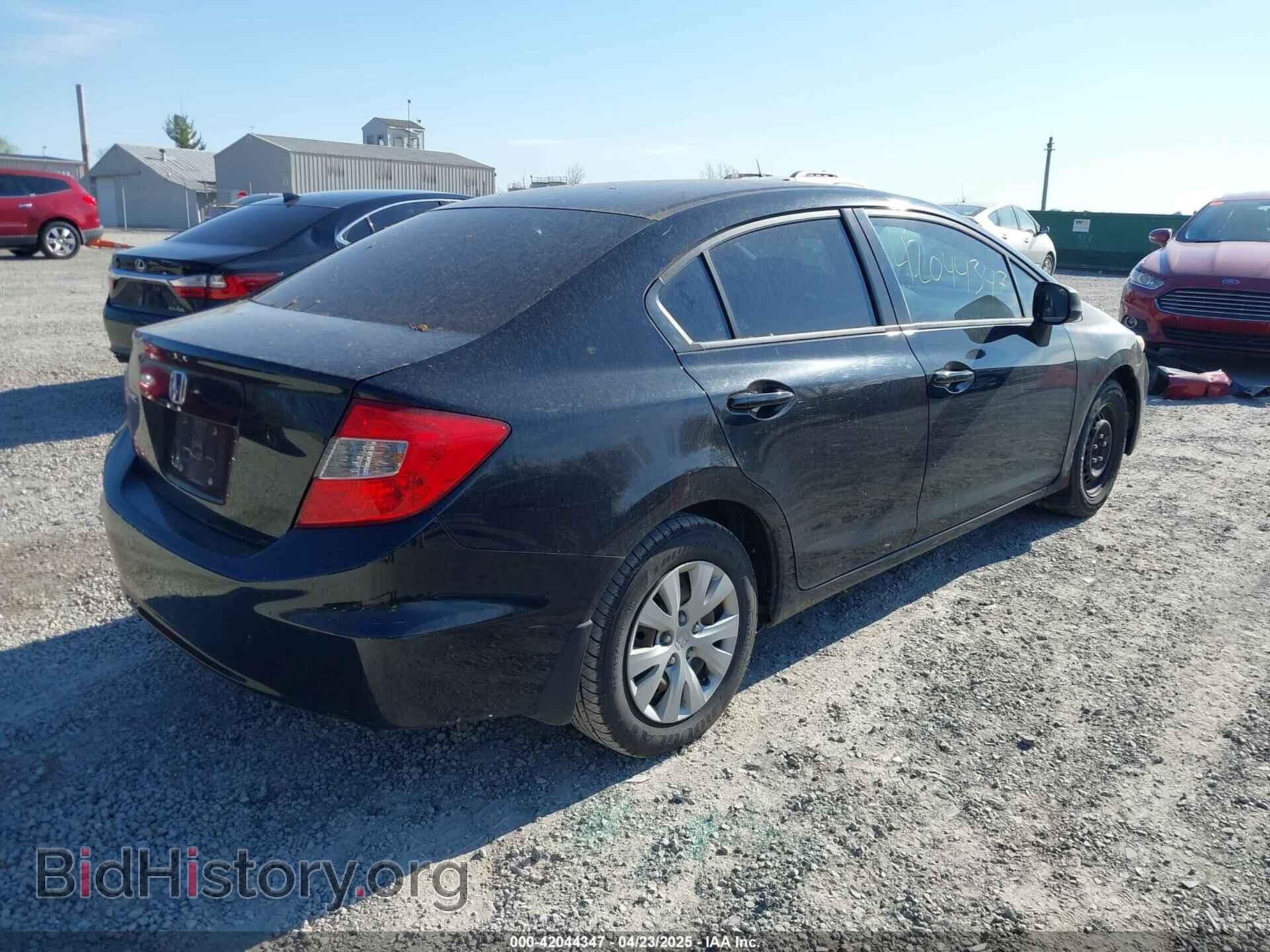 2012 HONDA CIVIC - VIN: 19XFB2F56CE037357 - Фото 4