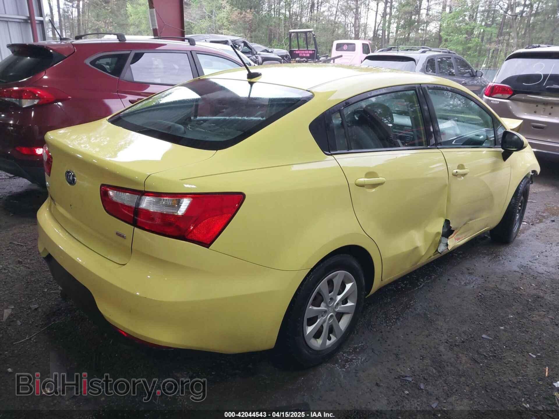 2016 KIA RIO - VIN: KNADM4A32G6601159 - Фото 4