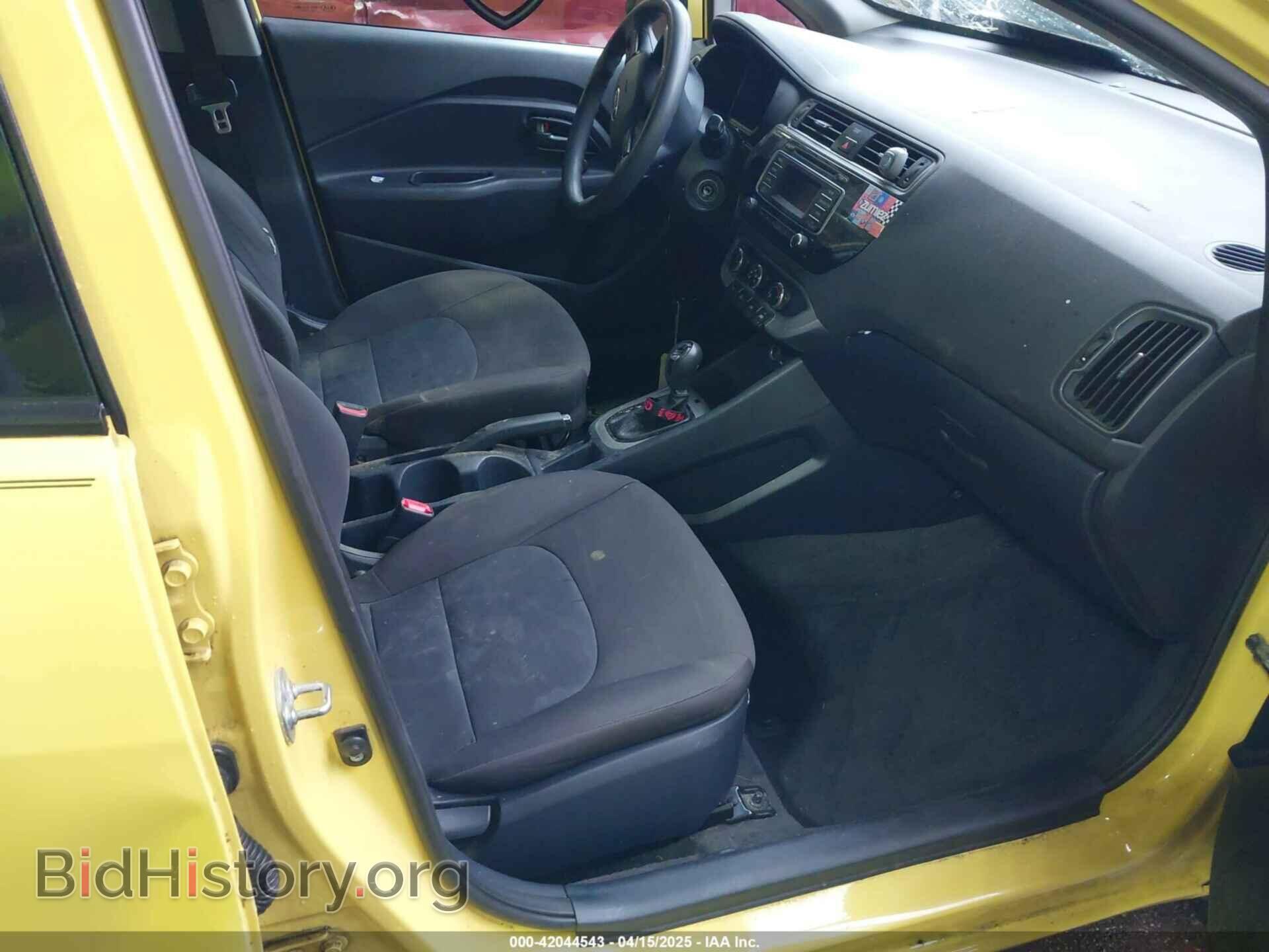 2016 KIA RIO - VIN: KNADM4A32G6601159 - Фото 5