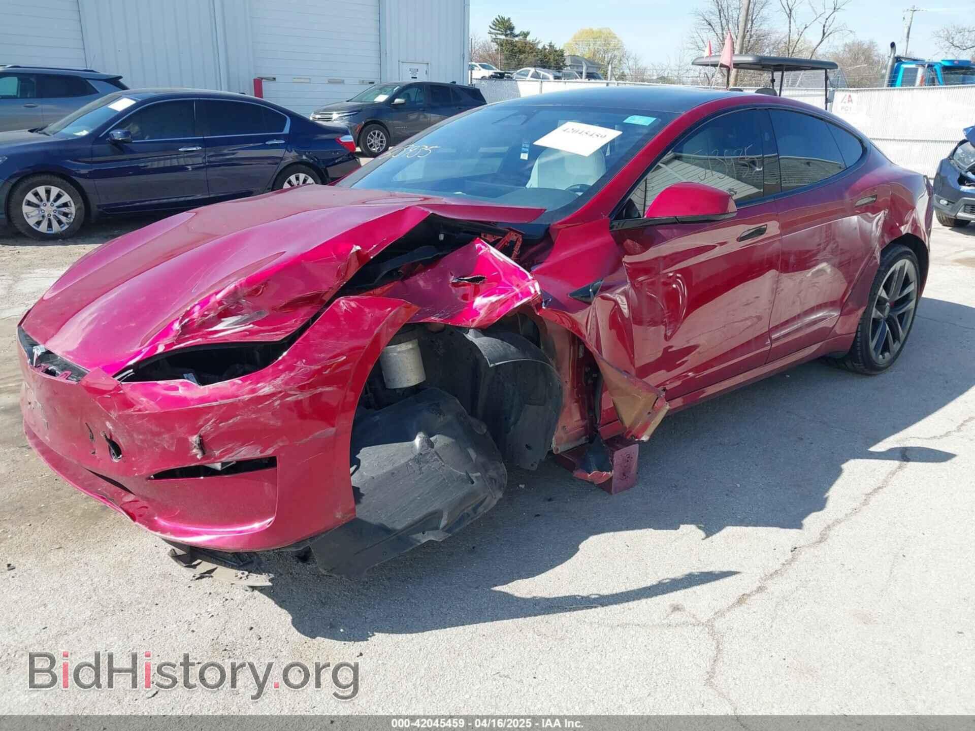 2023 TESLA MODEL S - VIN: 5YJSA1E61PF525637 - Фото 2