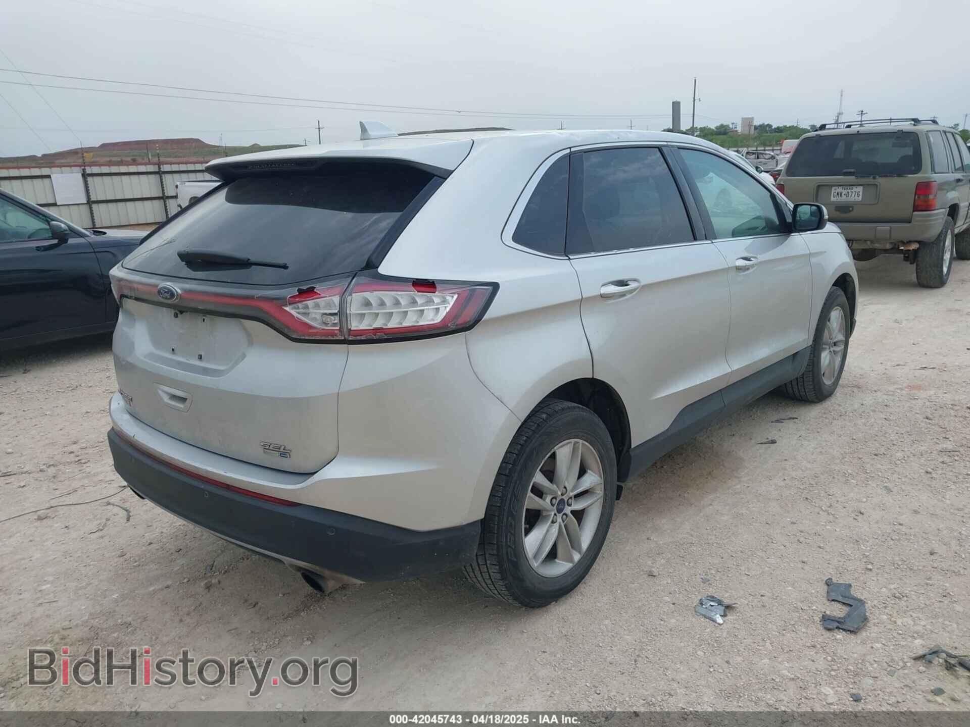 2015 FORD EDGE - VIN: 2FMTK4J96FBB27155 - Фото 4