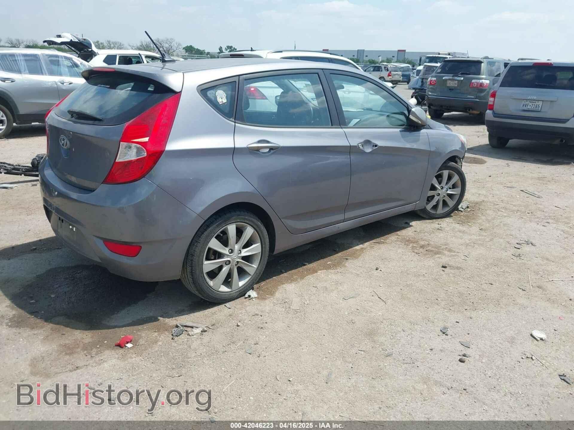 2013 HYUNDAI ACCENT - VIN: KMHCU5AE6DU134272 - Фото 4