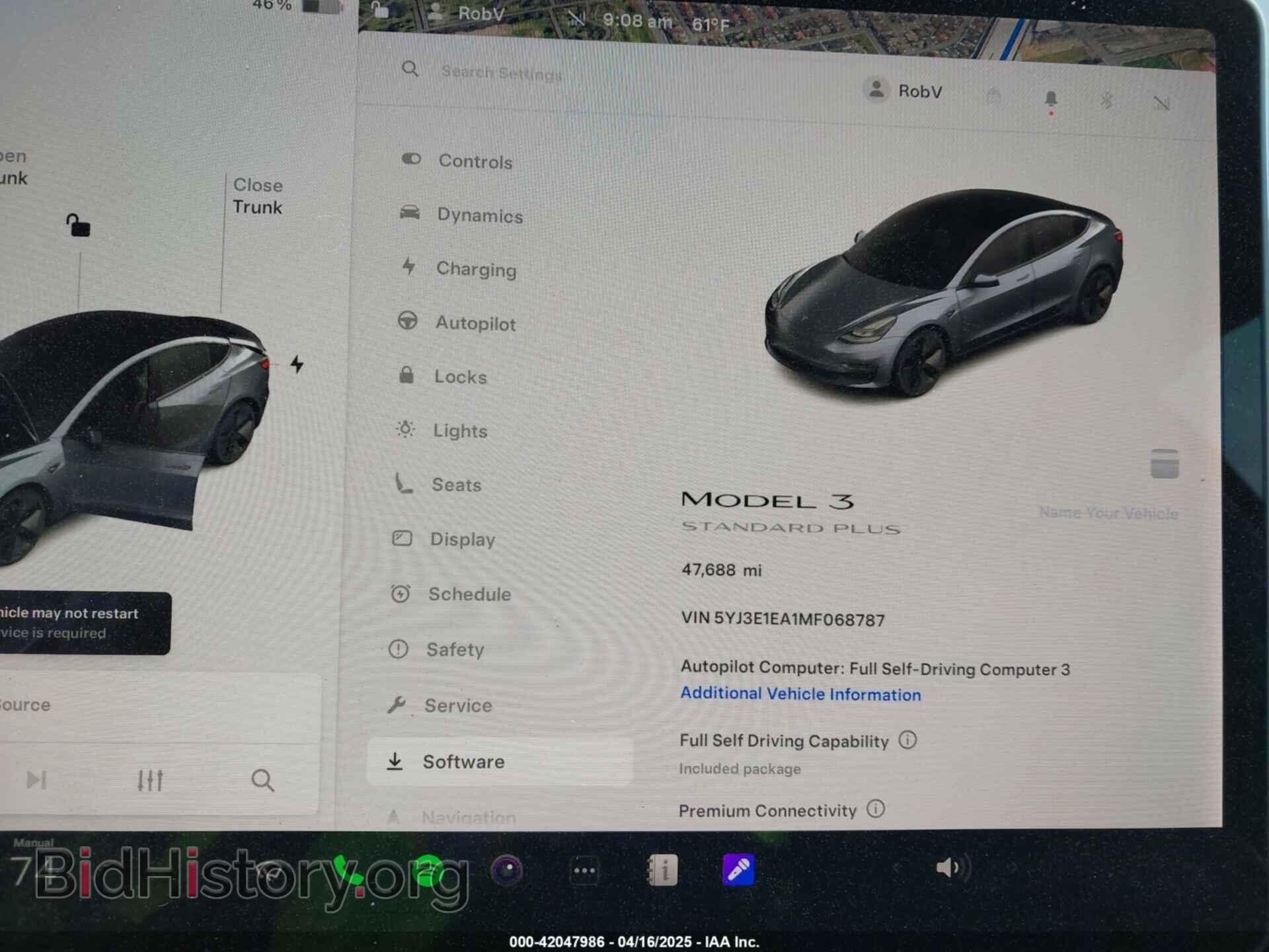 2021 TESLA MODEL 3 - VIN: 5YJ3E1EA1MF068787 - Photo 7