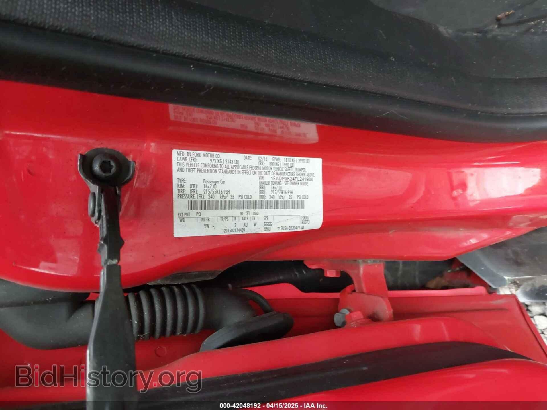 2015 FORD FOCUS - VIN: 1FADP3K24FL241988 - Фото 9