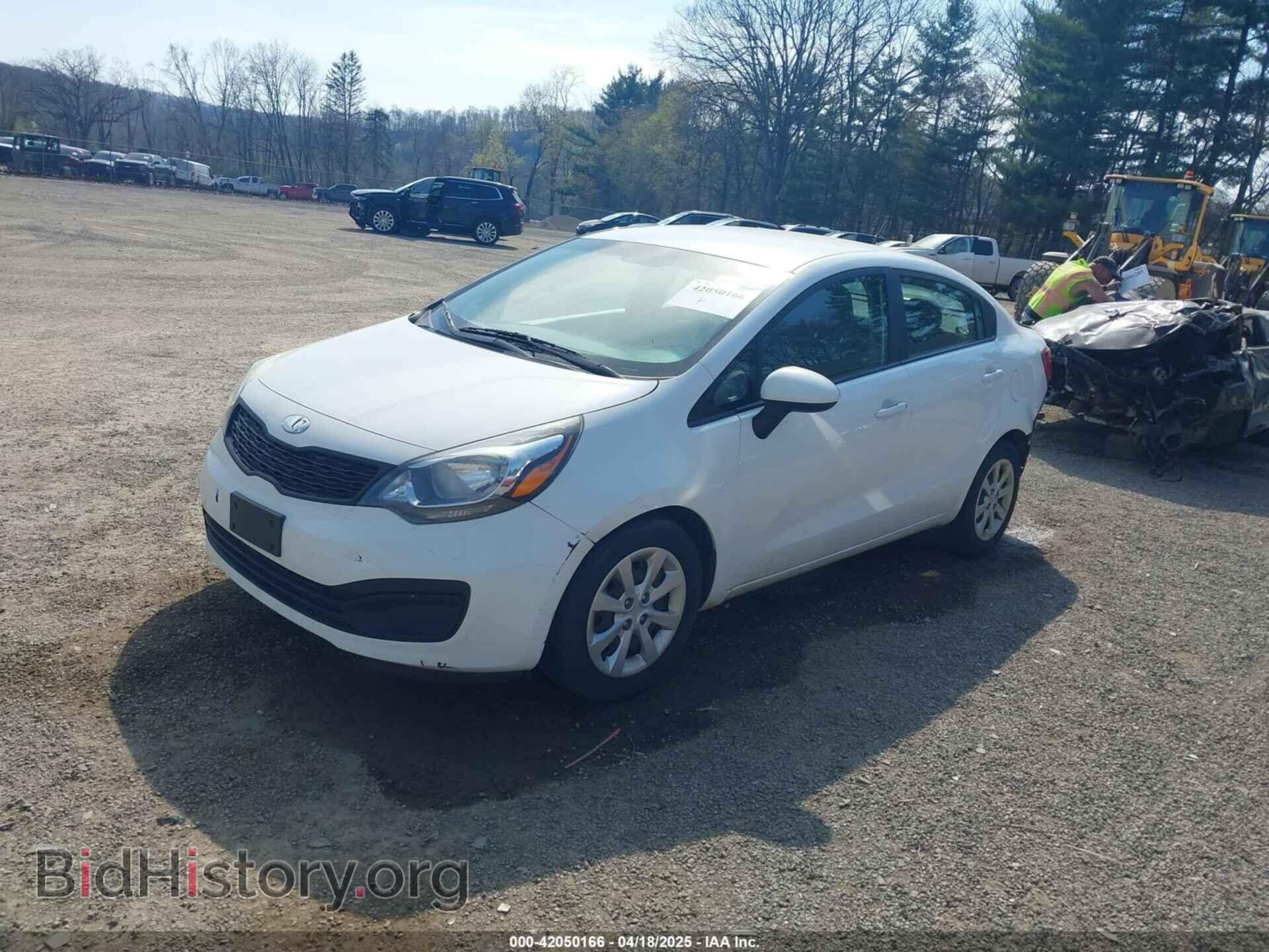 2014 KIA RIO - VIN: KNADM4A37E6332282 - Фото 2