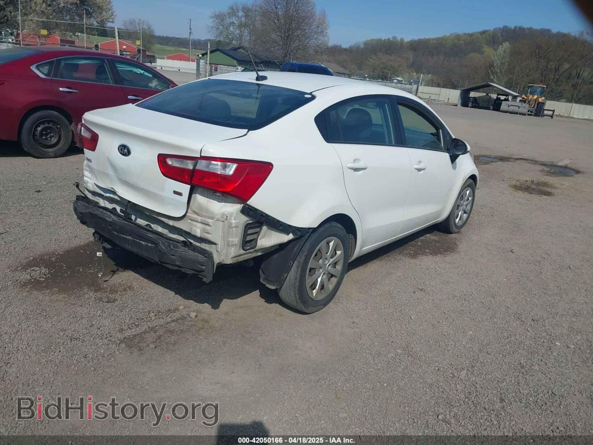 2014 KIA RIO - VIN: KNADM4A37E6332282 - Фото 4