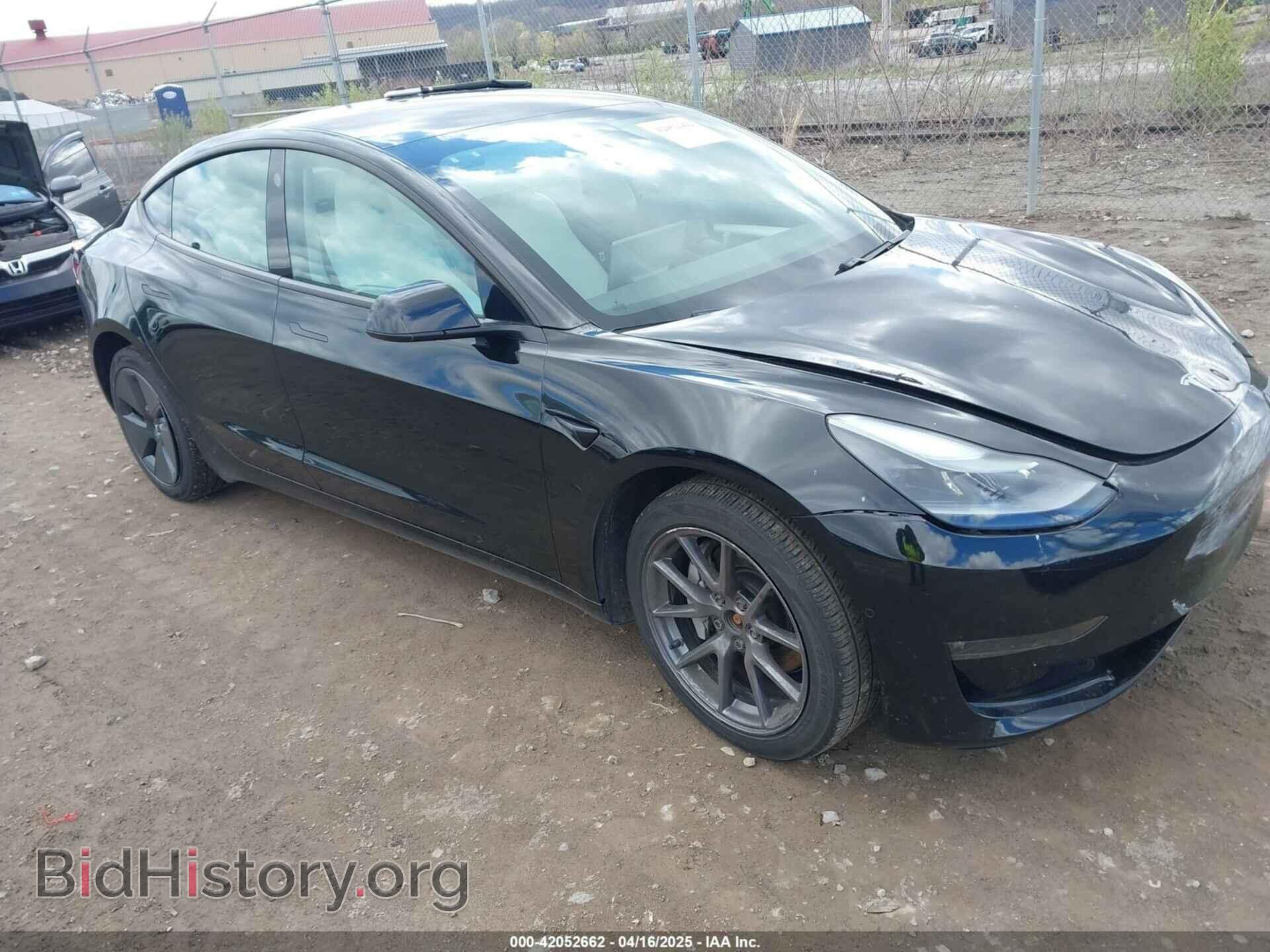 Photo 5YJ3E1EB7MF052988 - TESLA MODEL 3 2021