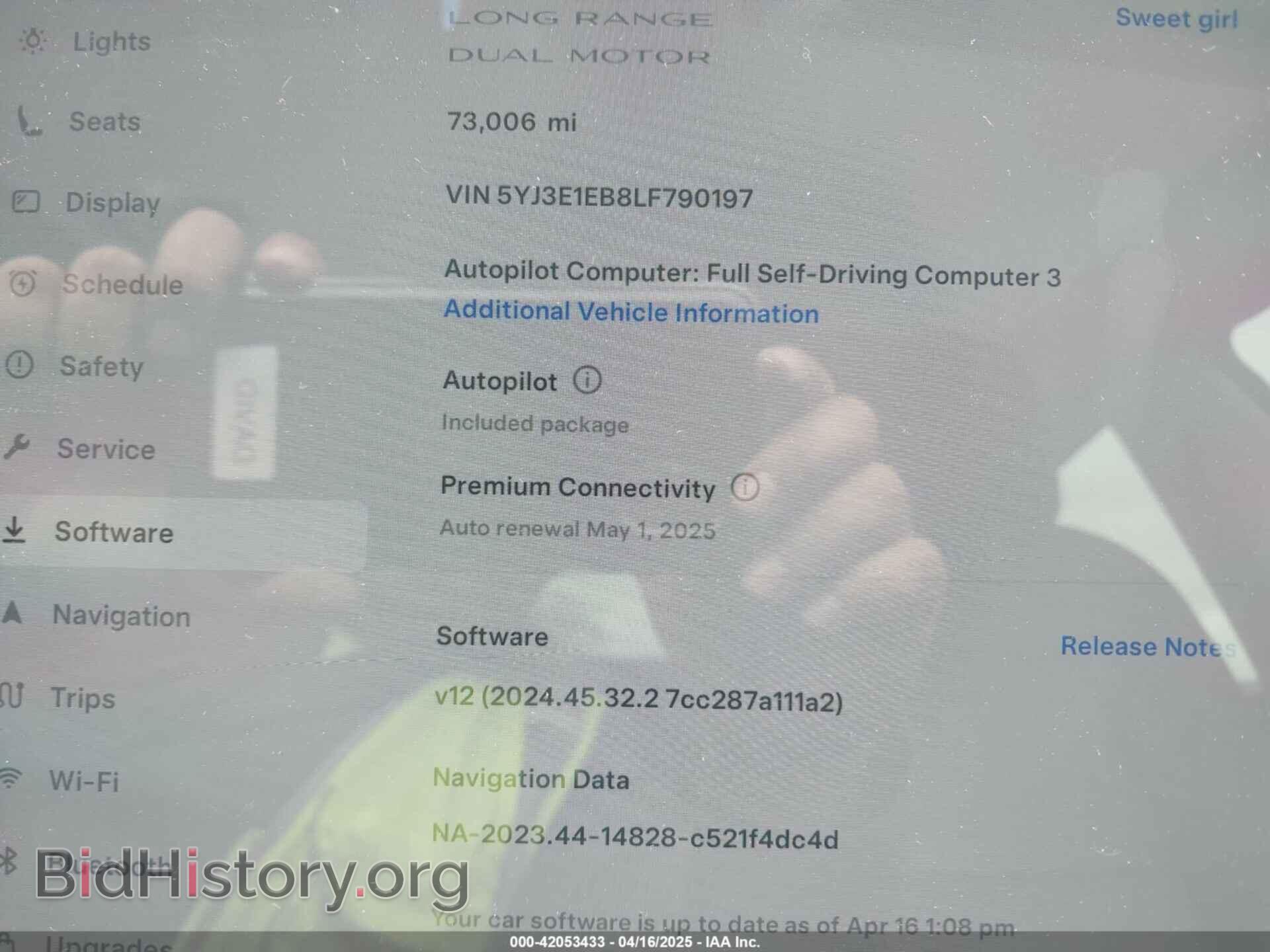 2020 TESLA MODEL 3 - VIN: 5YJ3E1EB8LF790197 - Фото 16