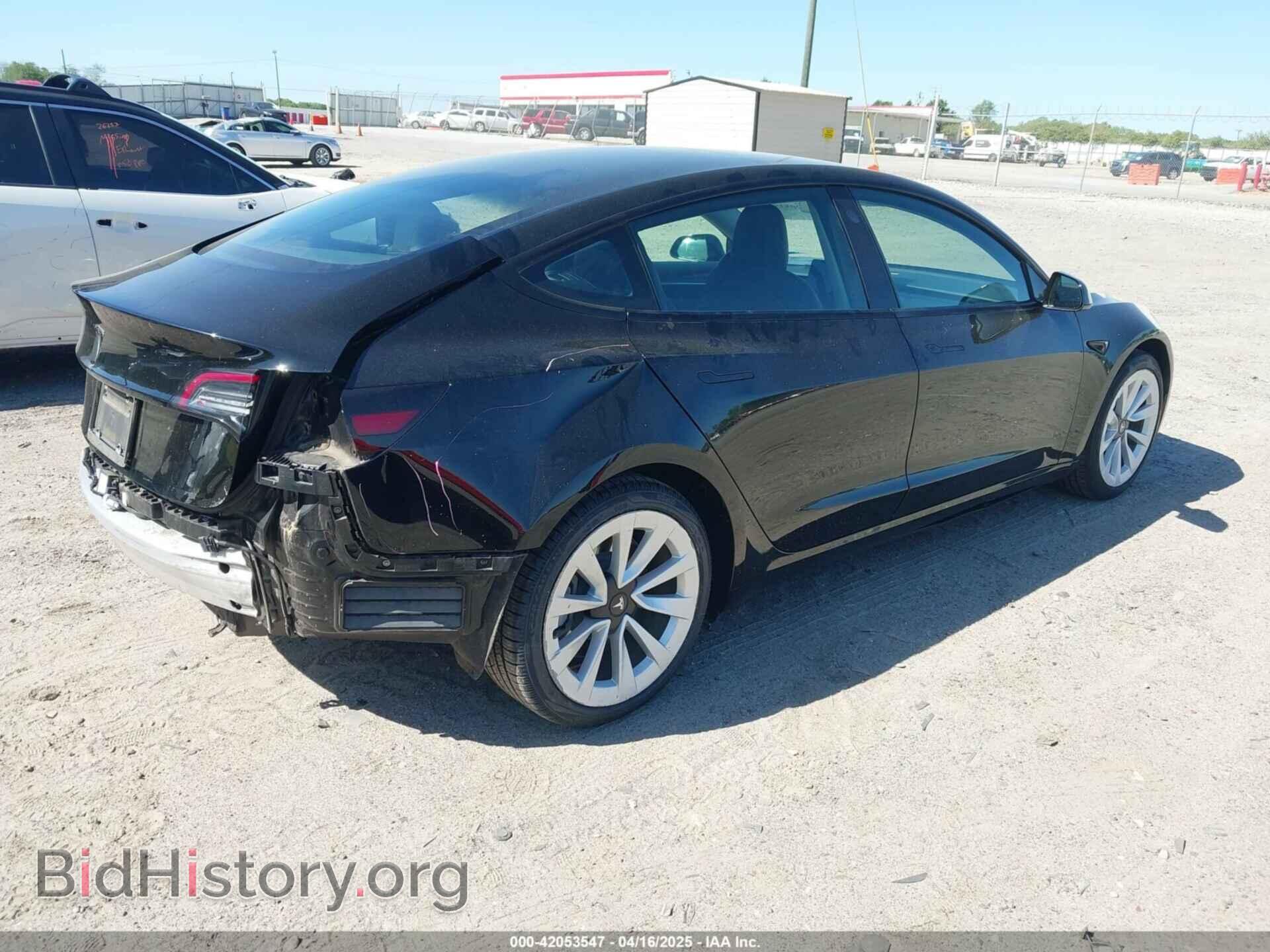 2022 TESLA MODEL 3 - VIN: 5YJ3E1EA0NF177811 - Фото 4