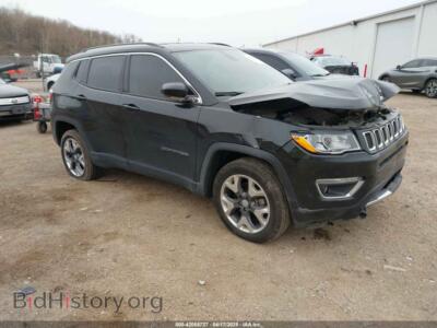 2020 Jeep COMPASS Limited 4X4, black — VIN 3C4NJDCB0LT128043, IAAI