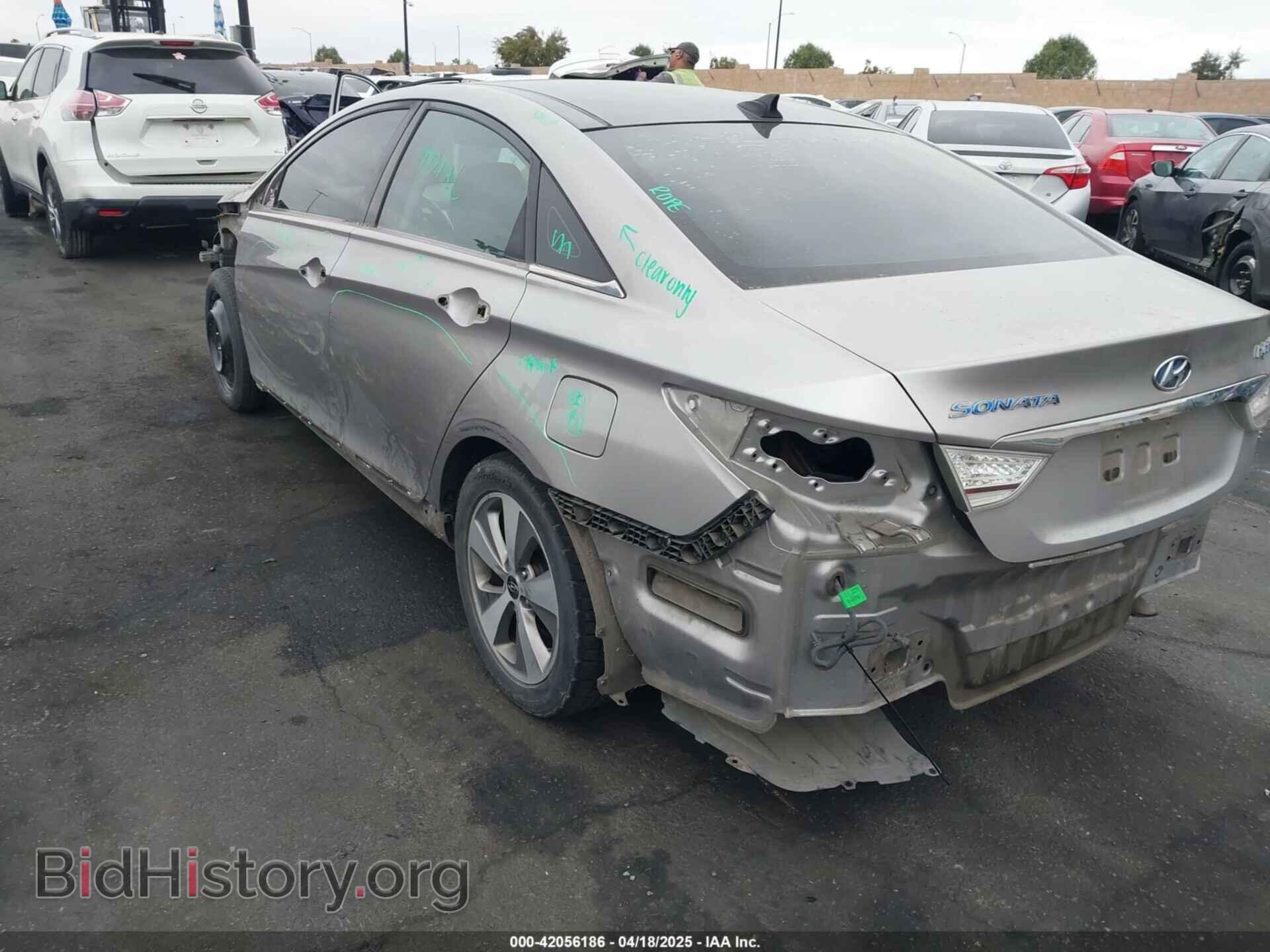2012 HYUNDAI SONATA HYBRID - VIN: KMHEC4A42CA040077 - Фото 3