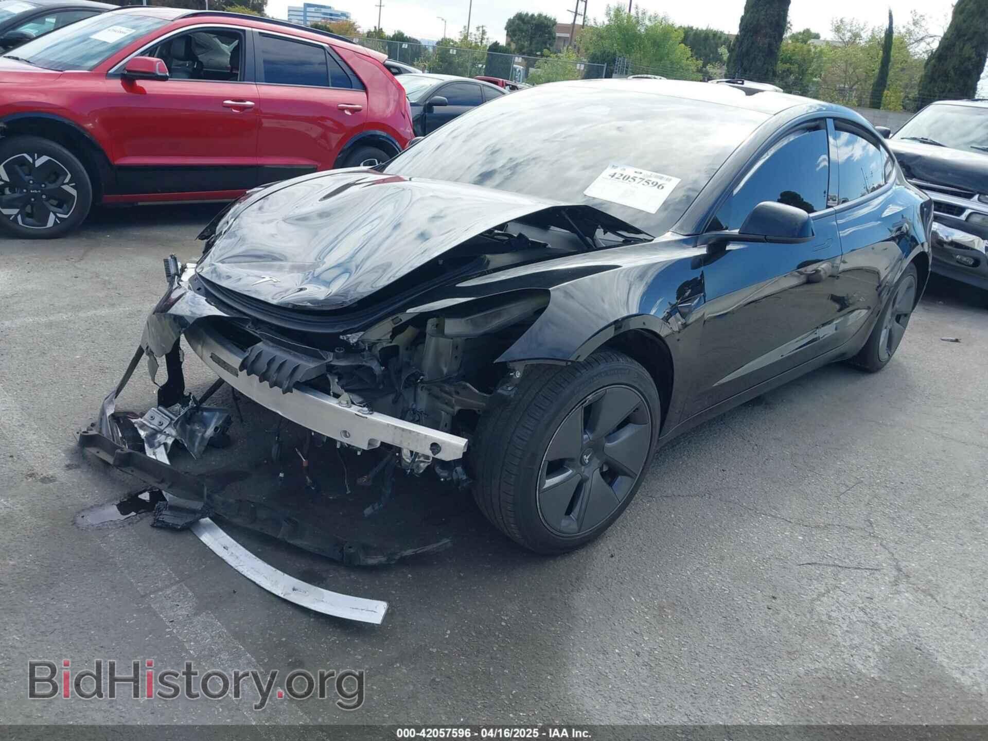 2022 TESLA MODEL 3 - VIN: 5YJ3E1EA7NF314744 - Фото 2