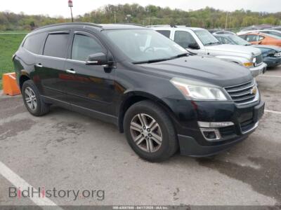 2017 Chevrolet TRAVERSE 1LT, black — VIN 1GNKRGKD0HJ128971, IAAI
