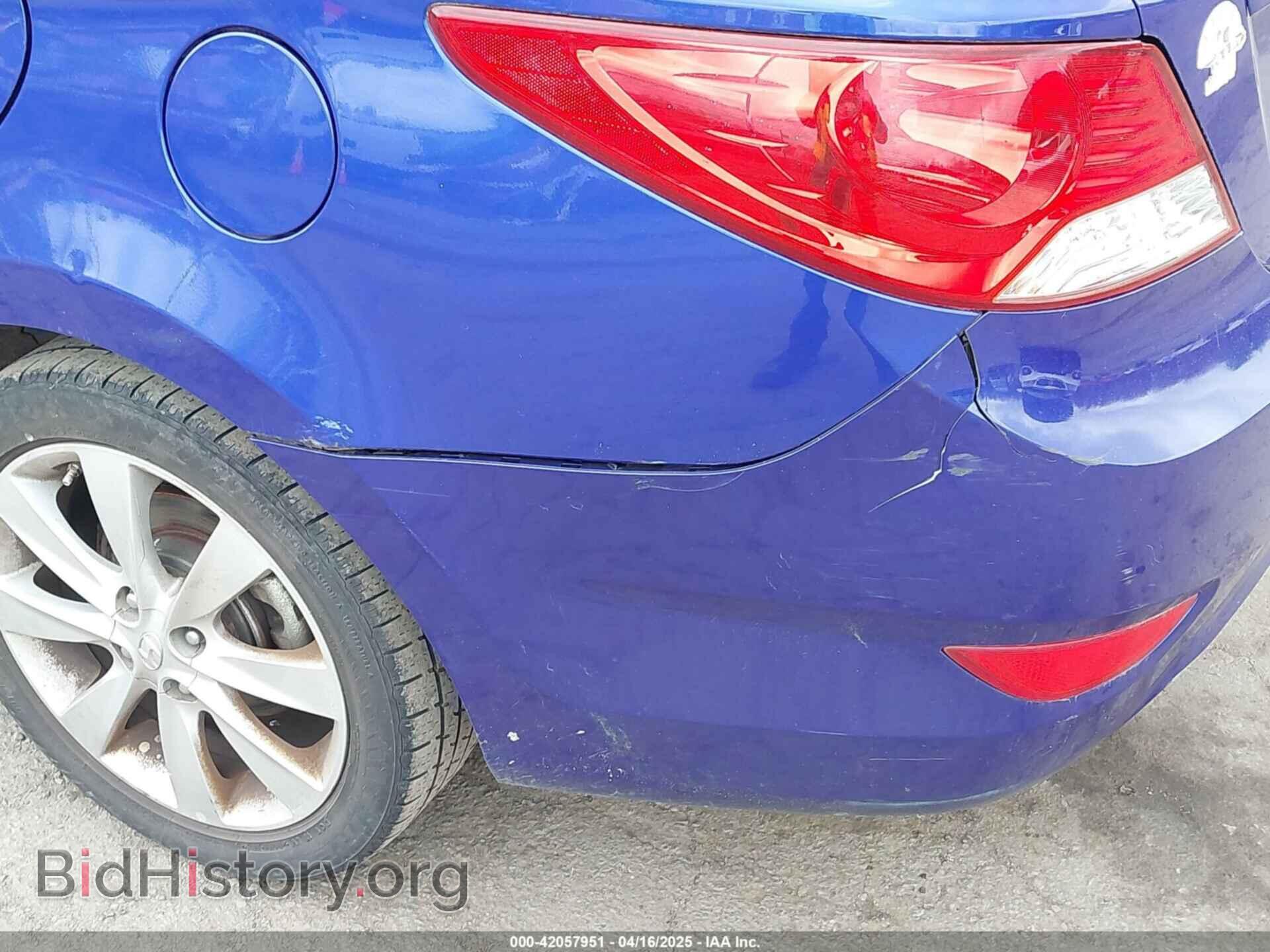 2012 HYUNDAI ACCENT - VIN: KMHCU4AE8CU115781 - Фото 6