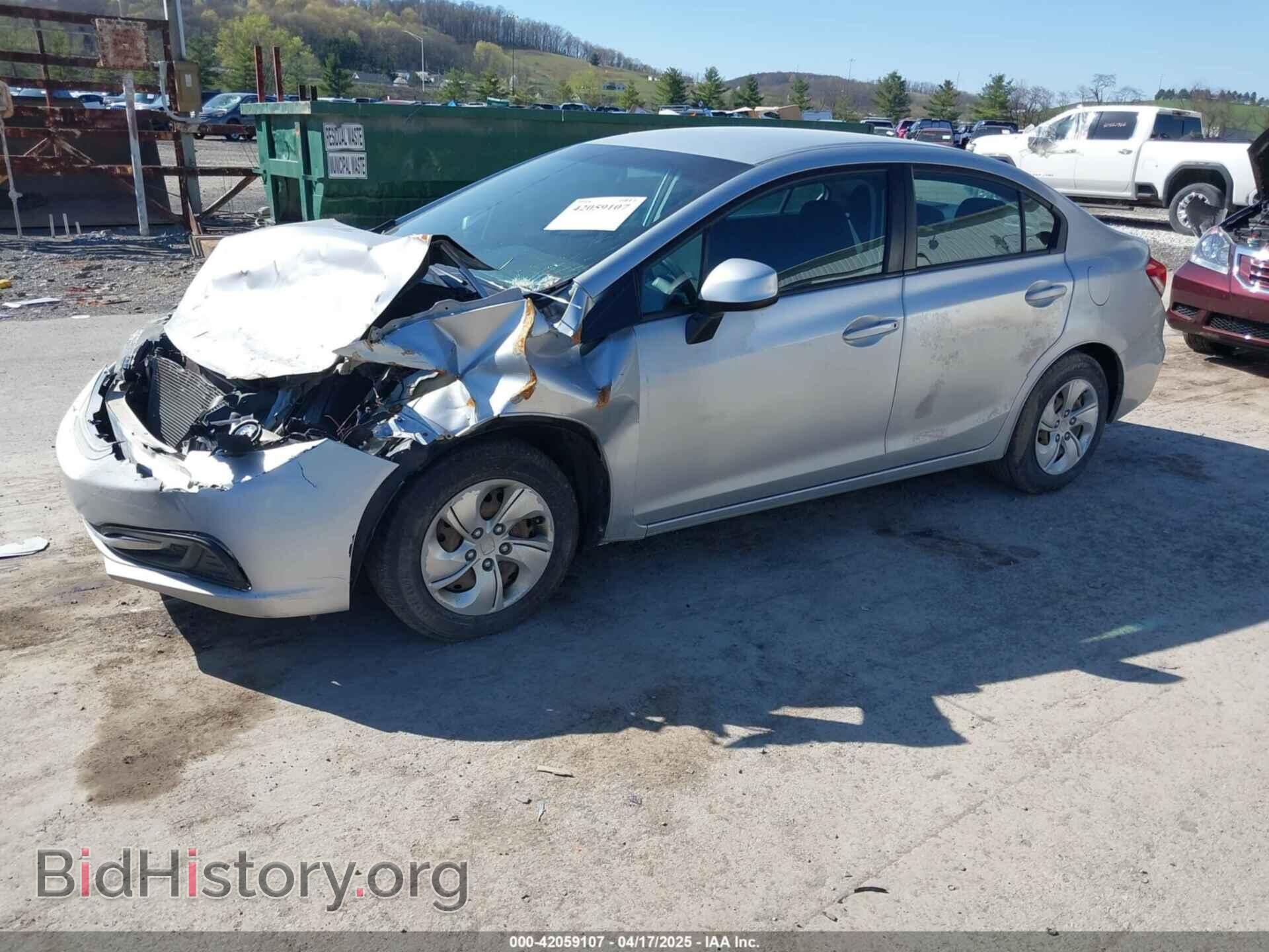 2013 HONDA CIVIC - VIN: 2HGFB2F57DH583723 - Фото 2