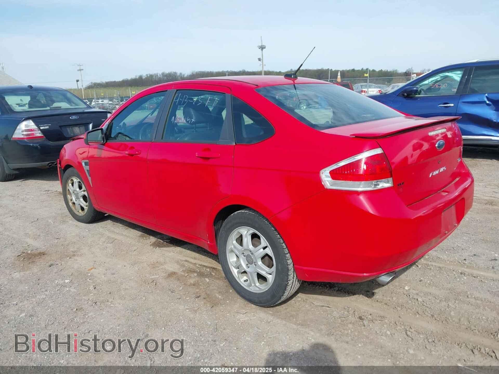 2008 FORD FOCUS - VIN: 1FAHP35N58W219099 - Фото 3