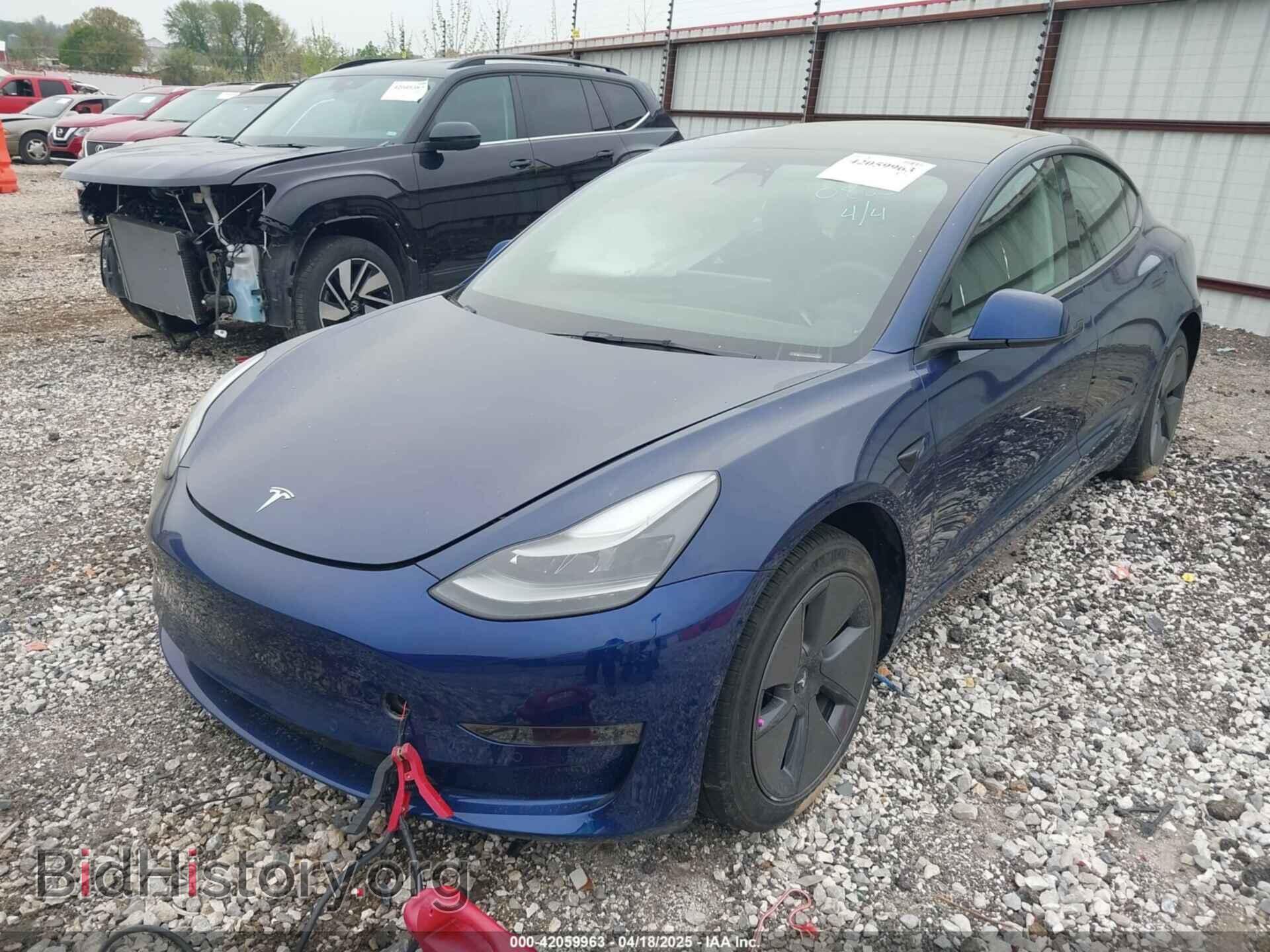 2022 TESLA MODEL 3 - VIN: 5YJ3E1EB6NF250866 - Фото 2