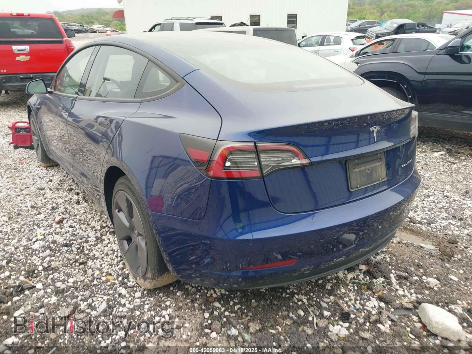 2022 TESLA MODEL 3 - VIN: 5YJ3E1EB6NF250866 - Фото 3