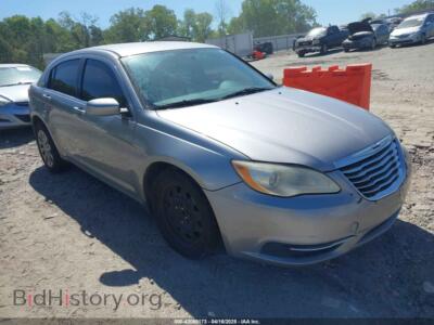 2013 Chrysler 200 LX, silver — VIN 1C3CCBAB5DN642131, IAAI