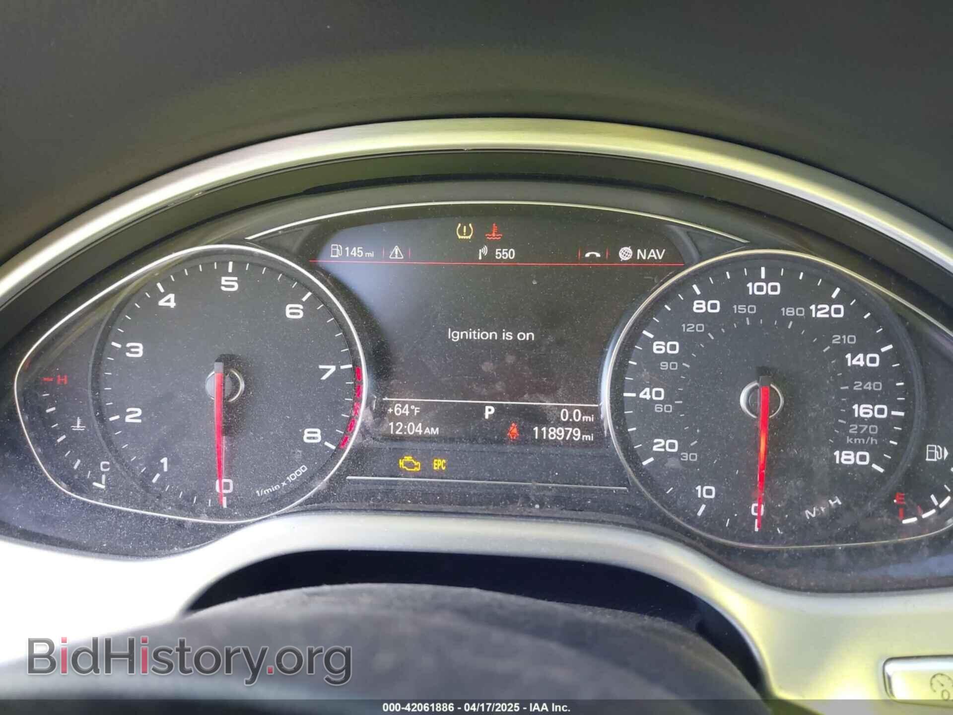 2012 AUDI A8 - VIN: WAUAVAFD0CN018847 - Photo 7