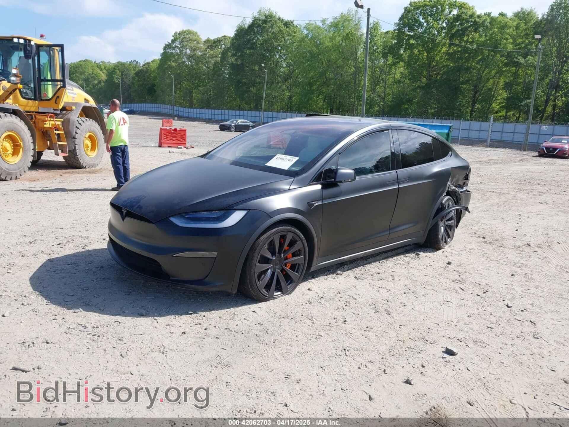 2022 TESLA MODEL X - VIN: 7SAXCBE52NF331373 - Фото 2