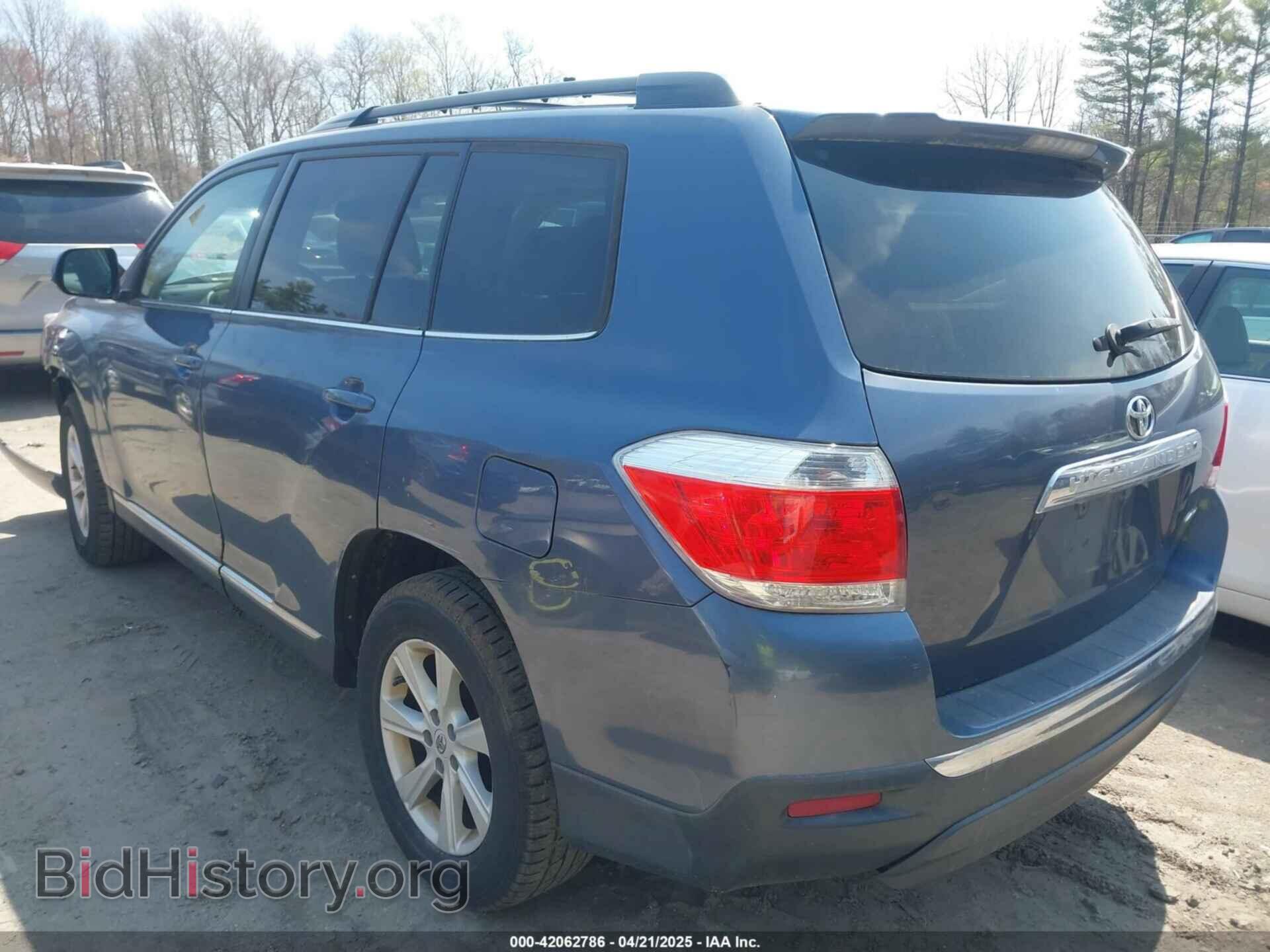 2012 TOYOTA HIGHLANDER - VIN: 5TDBK3EH0CS130168 - Фото 3