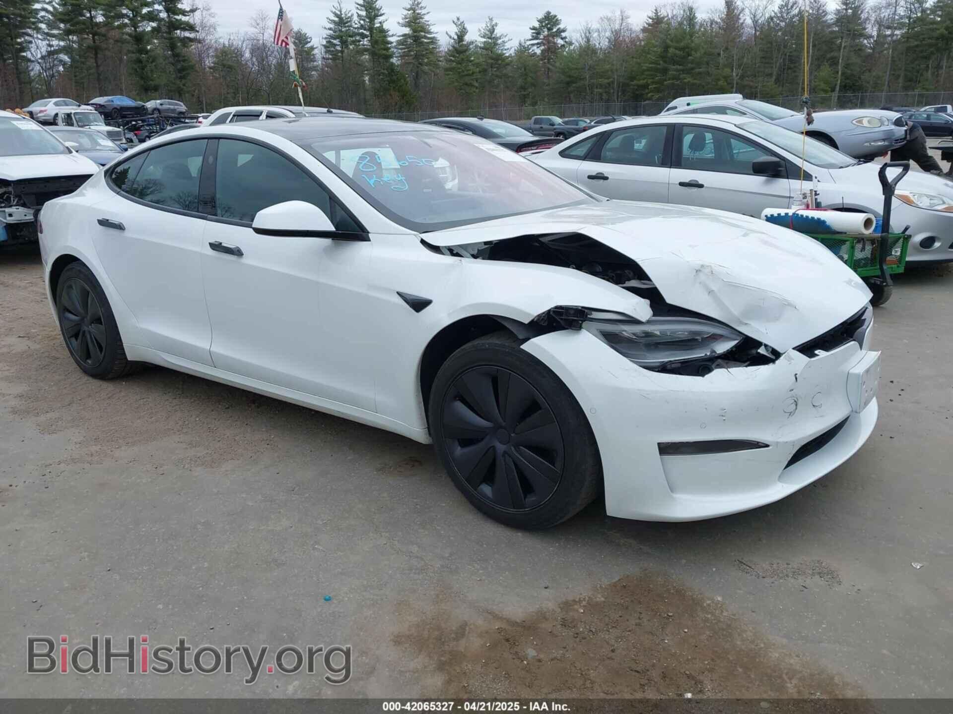 Photo 5YJSA1E66NF460054 - TESLA MODEL S 2022