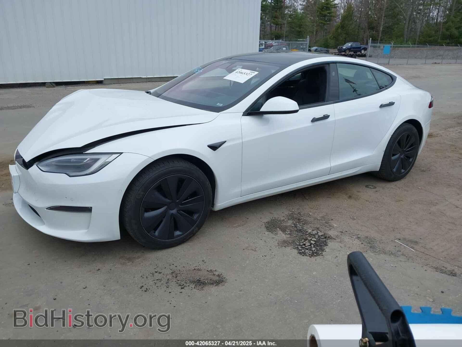 2022 TESLA MODEL S - VIN: 5YJSA1E66NF460054 - Фото 2