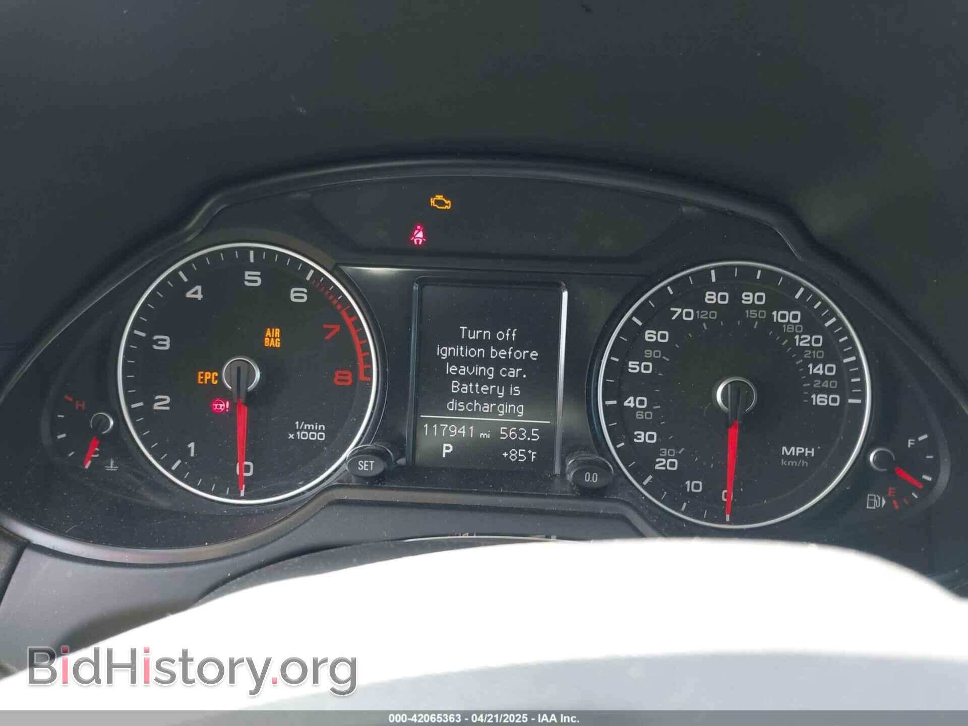 2014 AUDI Q5 - VIN: WA1CFAFP7EA036057 - Фото 7