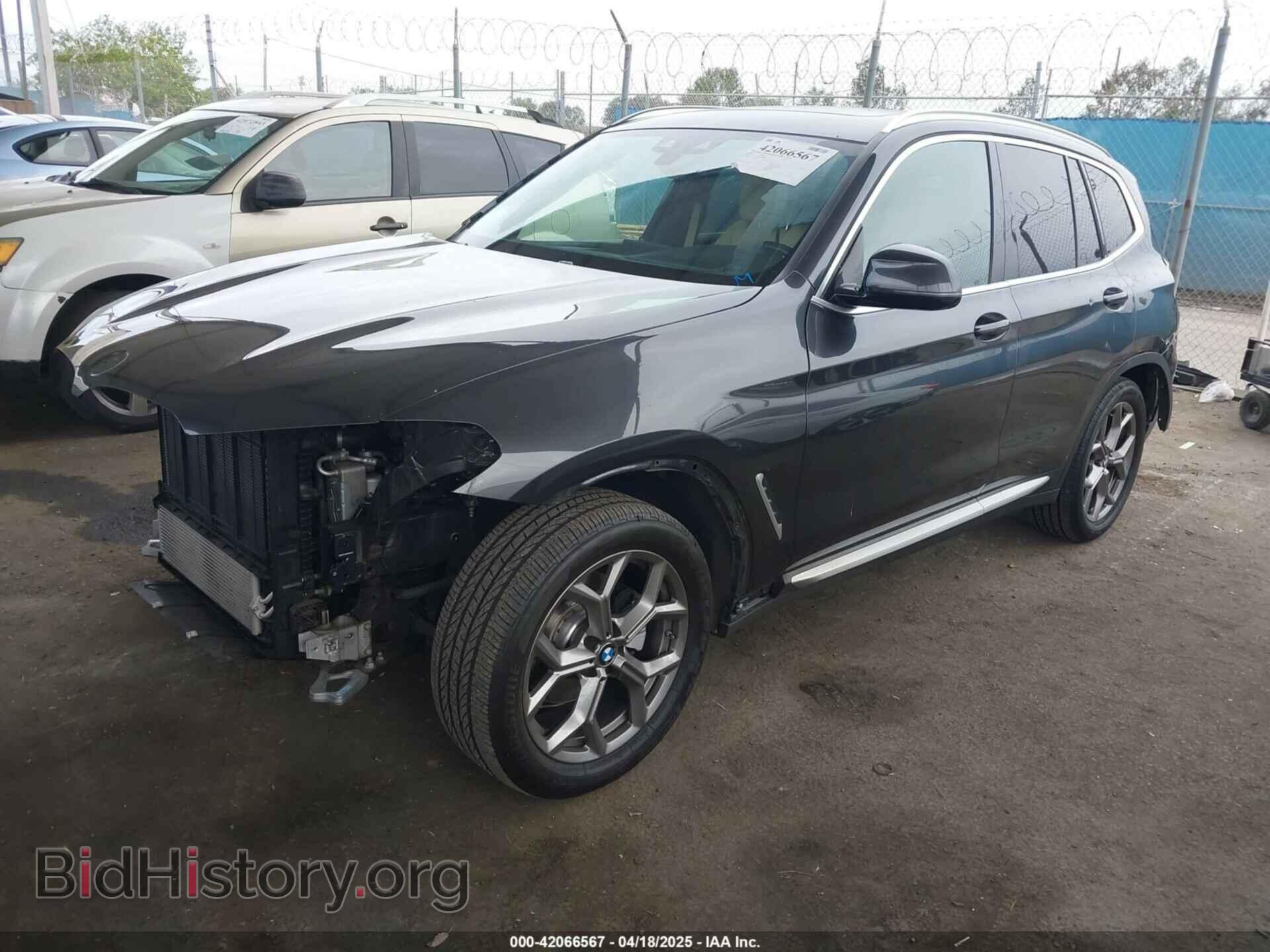 2021 BMW X3 - VIN: 5UXTY3C01M9E48706 - Фото 2