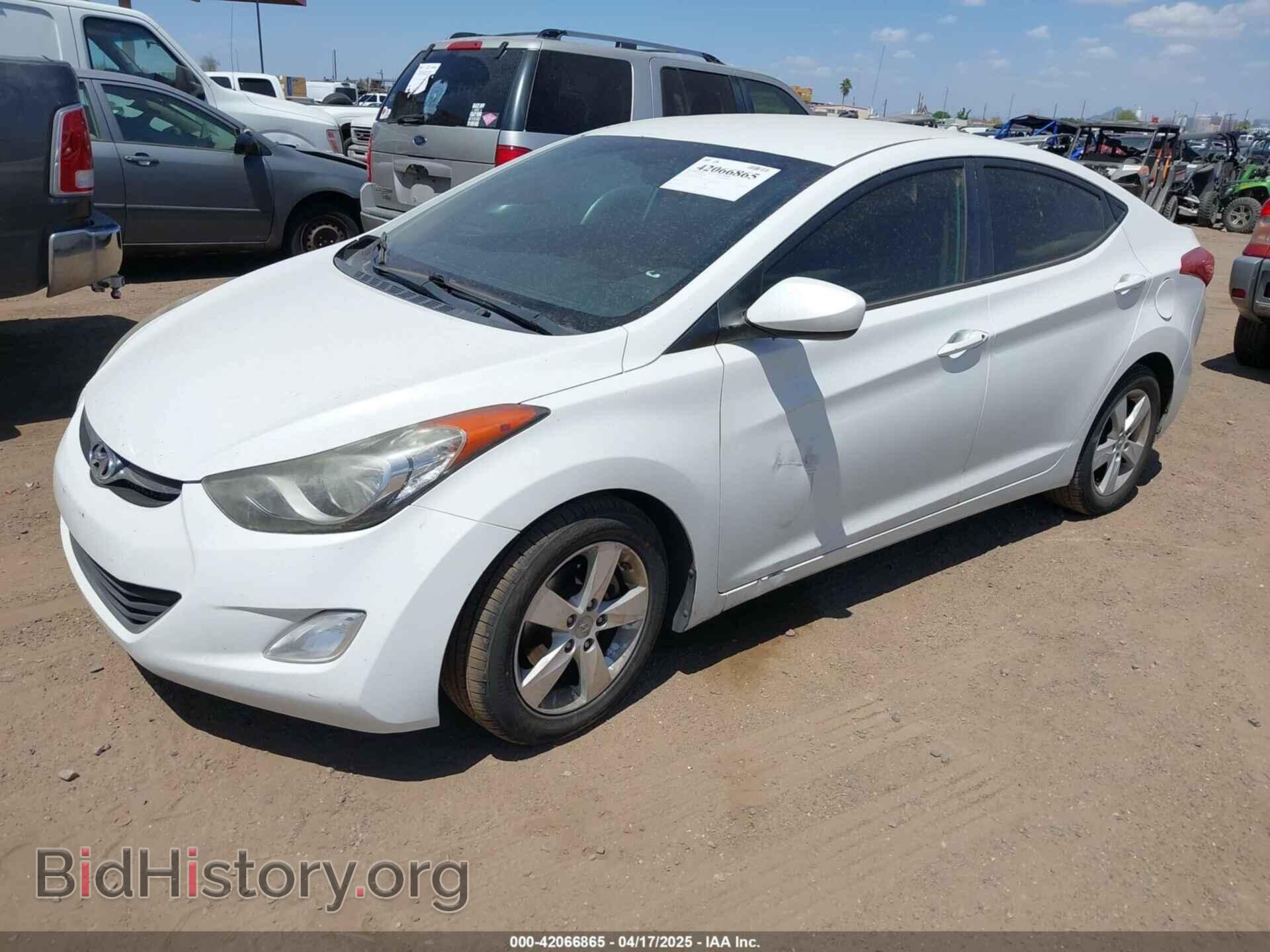 2012 HYUNDAI ELANTRA - VIN: 5NPDH4AE4CH070247 - Фото 2