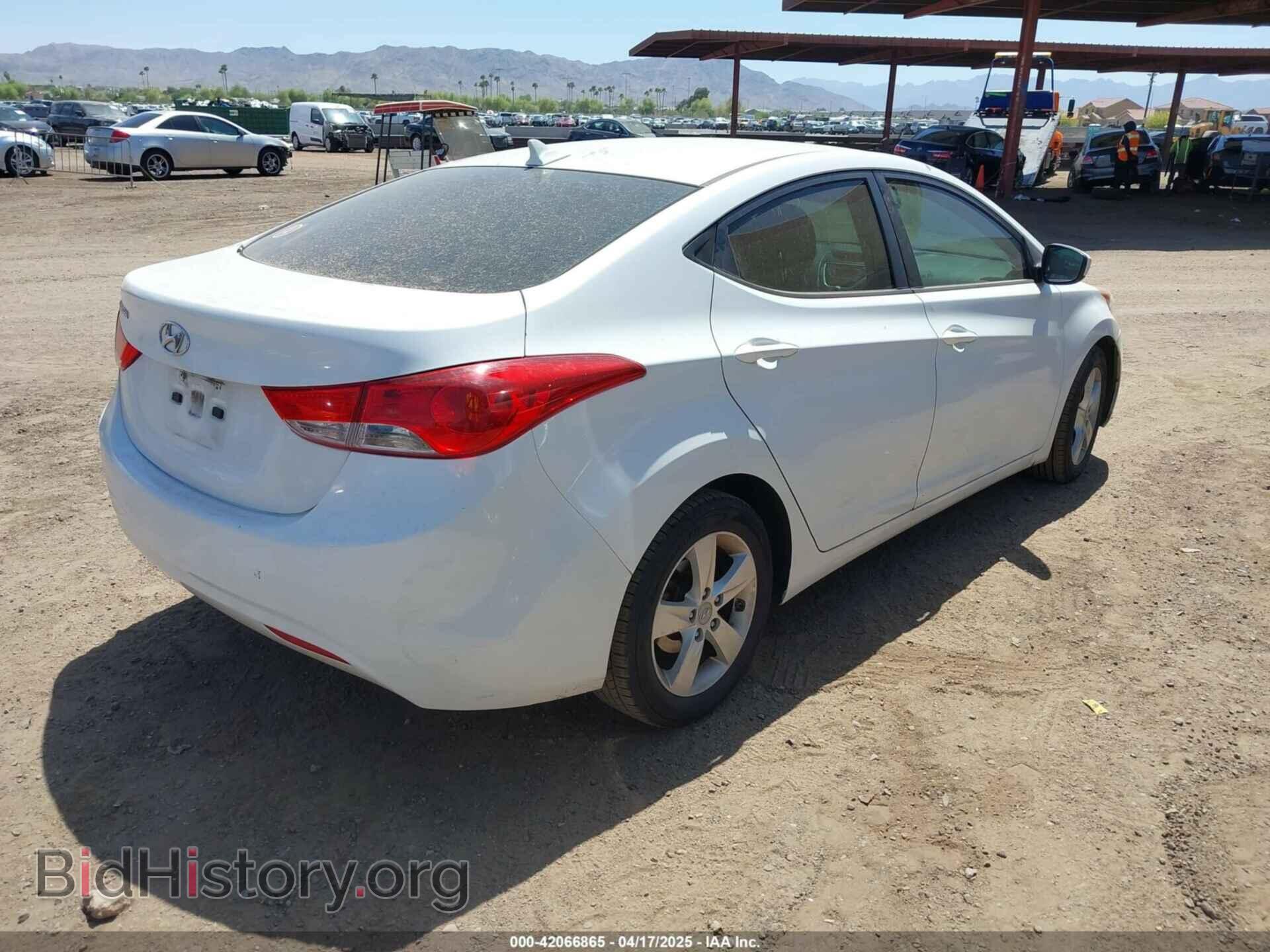 2012 HYUNDAI ELANTRA - VIN: 5NPDH4AE4CH070247 - Фото 4