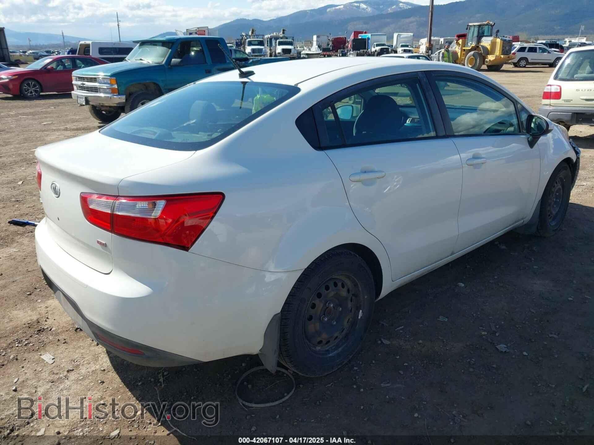 2013 KIA RIO - VIN: KNADM4A39D6122149 - Фото 4
