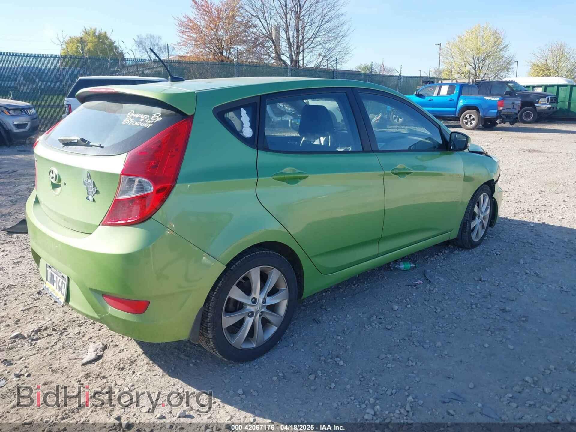 2014 HYUNDAI ACCENT - VIN: KMHCU5AEXEU175389 - Фото 4