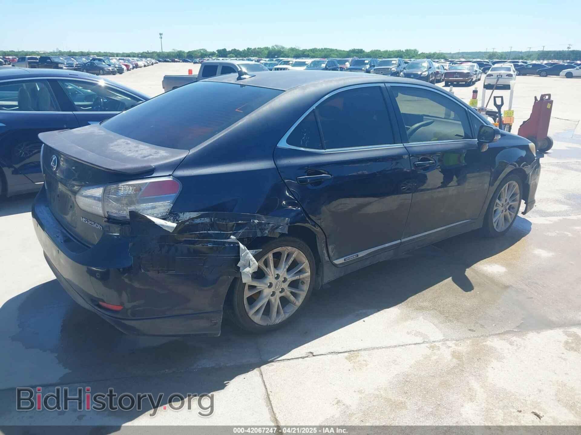 2010 LEXUS HS 250H - VIN: JTHBB1BAXA2000929 - Фото 4