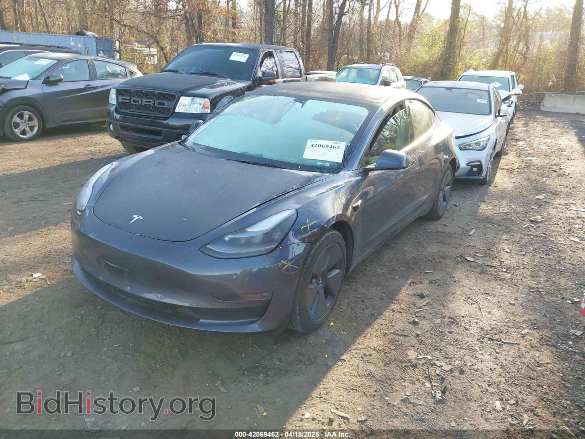 2022 TESLA MODEL 3 - VIN: 5YJ3E1EB0NF243606 - Photo 2