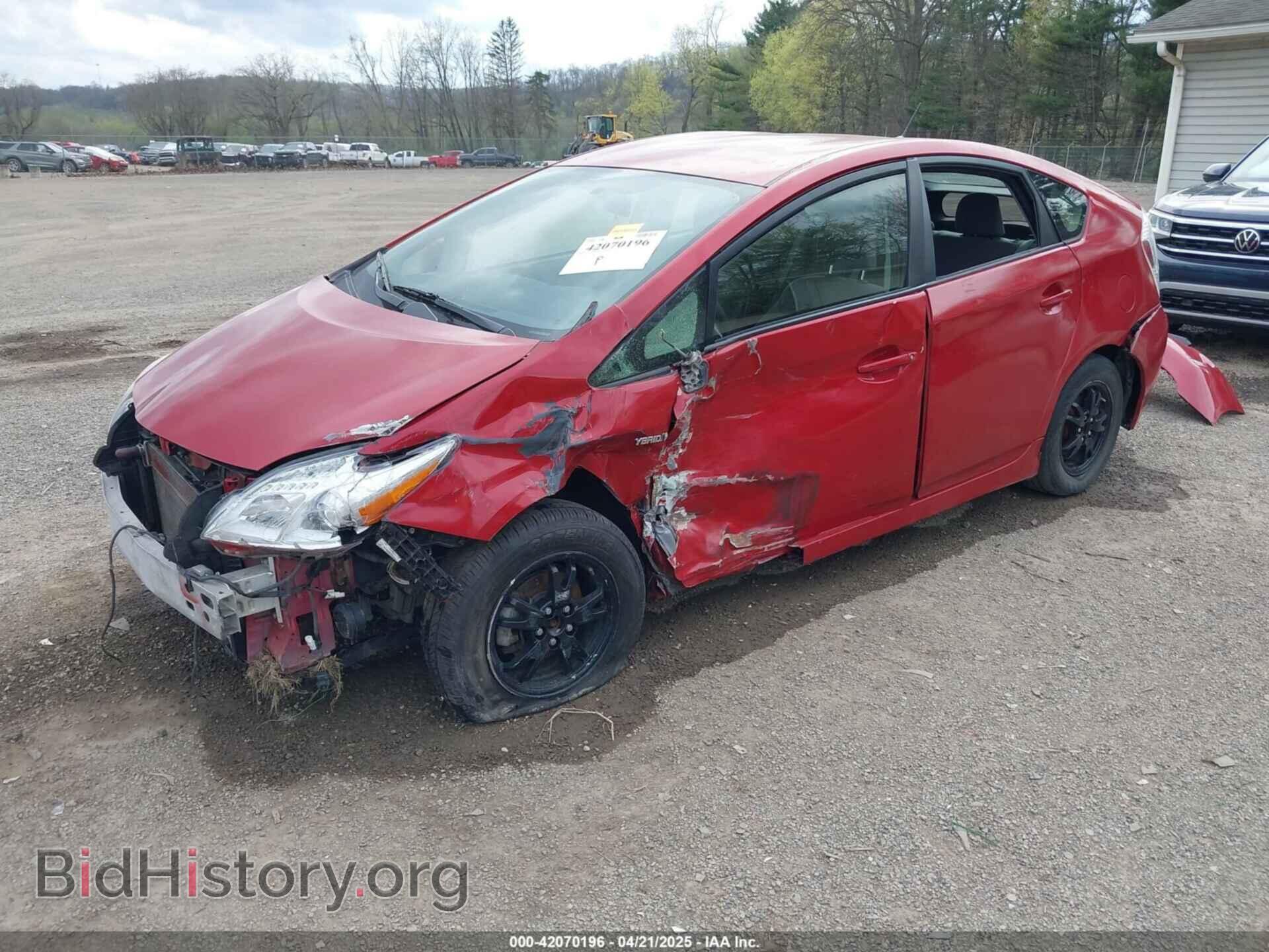 2012 TOYOTA PRIUS - VIN: JTDKN3DU0C1520187 - Фото 2