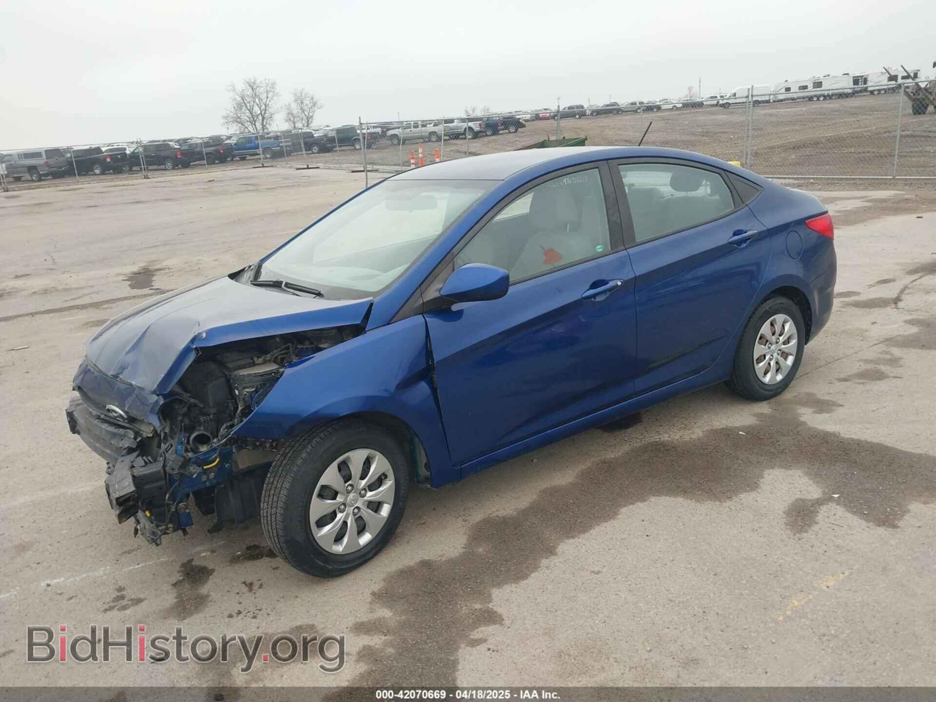 2016 HYUNDAI ACCENT - VIN: KMHCT4AE9GU105608 - Фото 2
