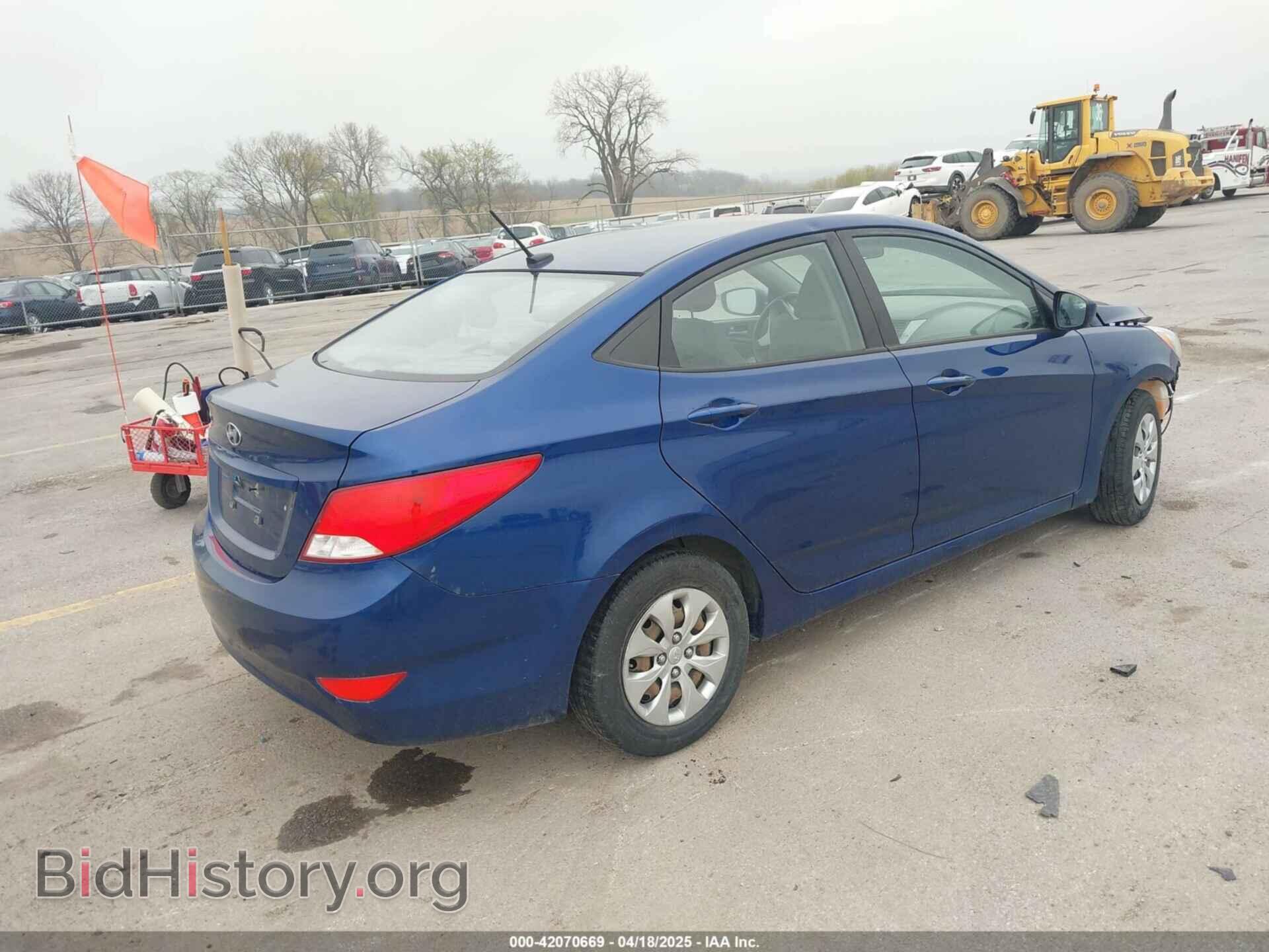 2016 HYUNDAI ACCENT - VIN: KMHCT4AE9GU105608 - Фото 4