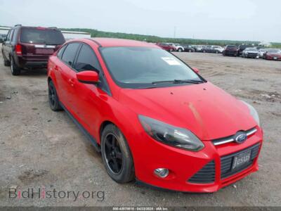 2012 Ford FOCUS SE, red — VIN 1FAHP3F28CL109758, IAAI