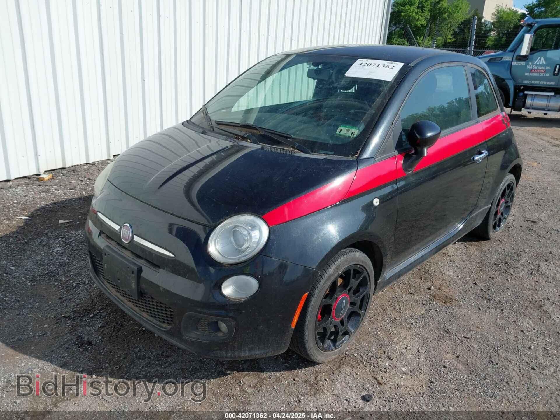 2012 FIAT 500 - VIN: 3C3CFFBR5CT371029 - Фото 2