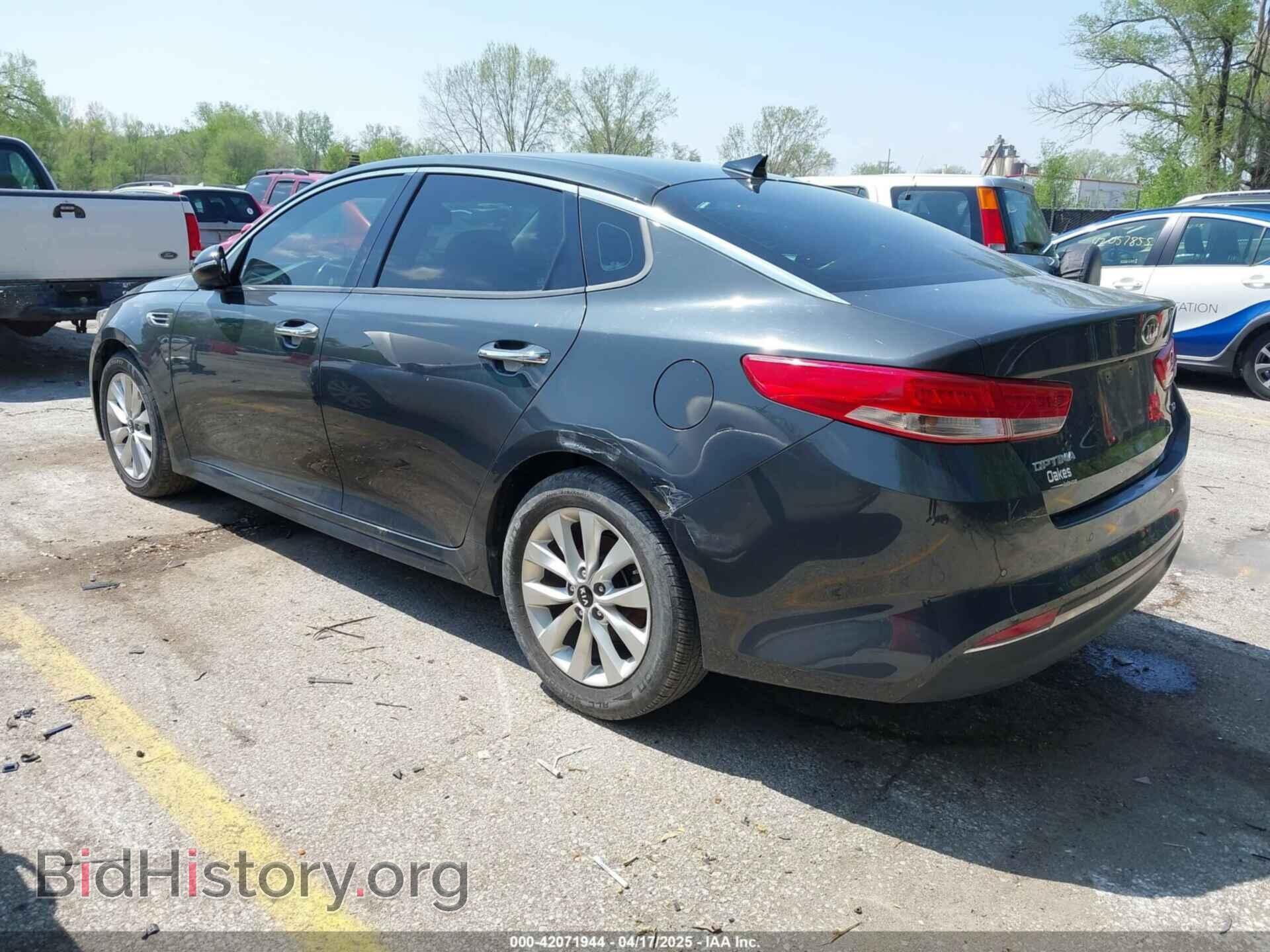 2016 KIA OPTIMA - VIN: 5XXGU4L38GG022501 - Фото 3