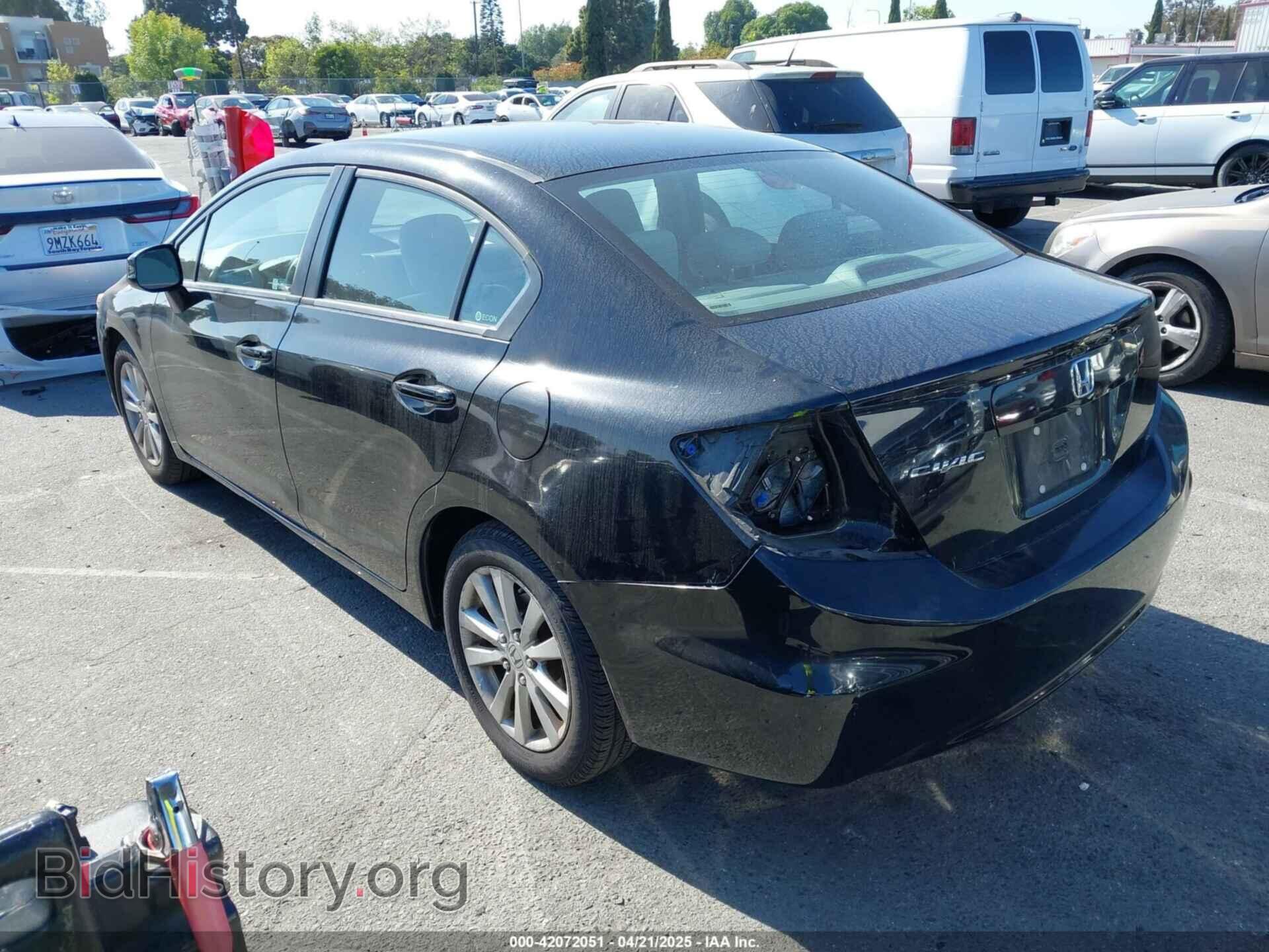 2012 HONDA CIVIC - VIN: 19XFB2F87CE317055 - Фото 3