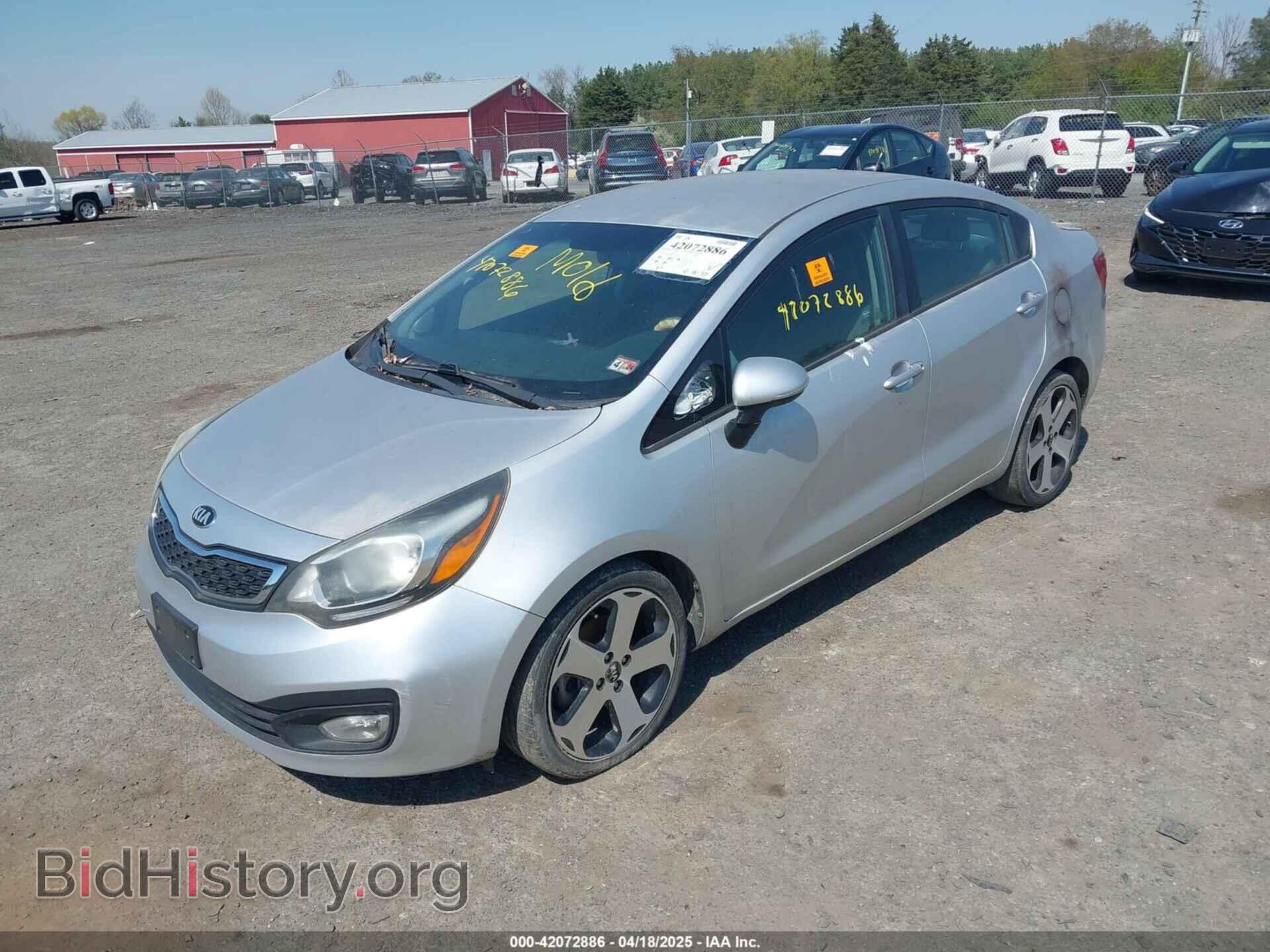 2014 KIA RIO - VIN: KNADN4A34E6352924 - Фото 2