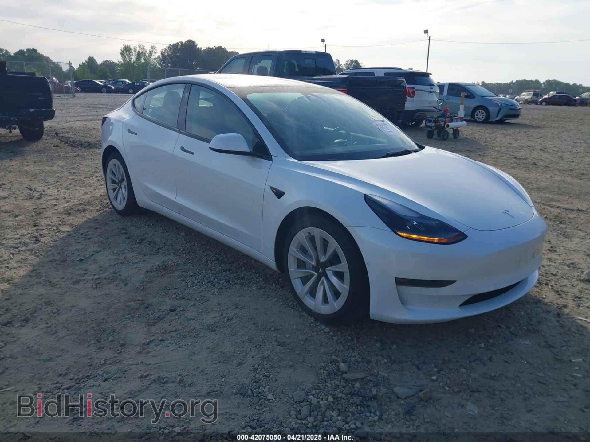 Фотография 5YJ3E1EB9NF321073 - TESLA MODEL 3 2022